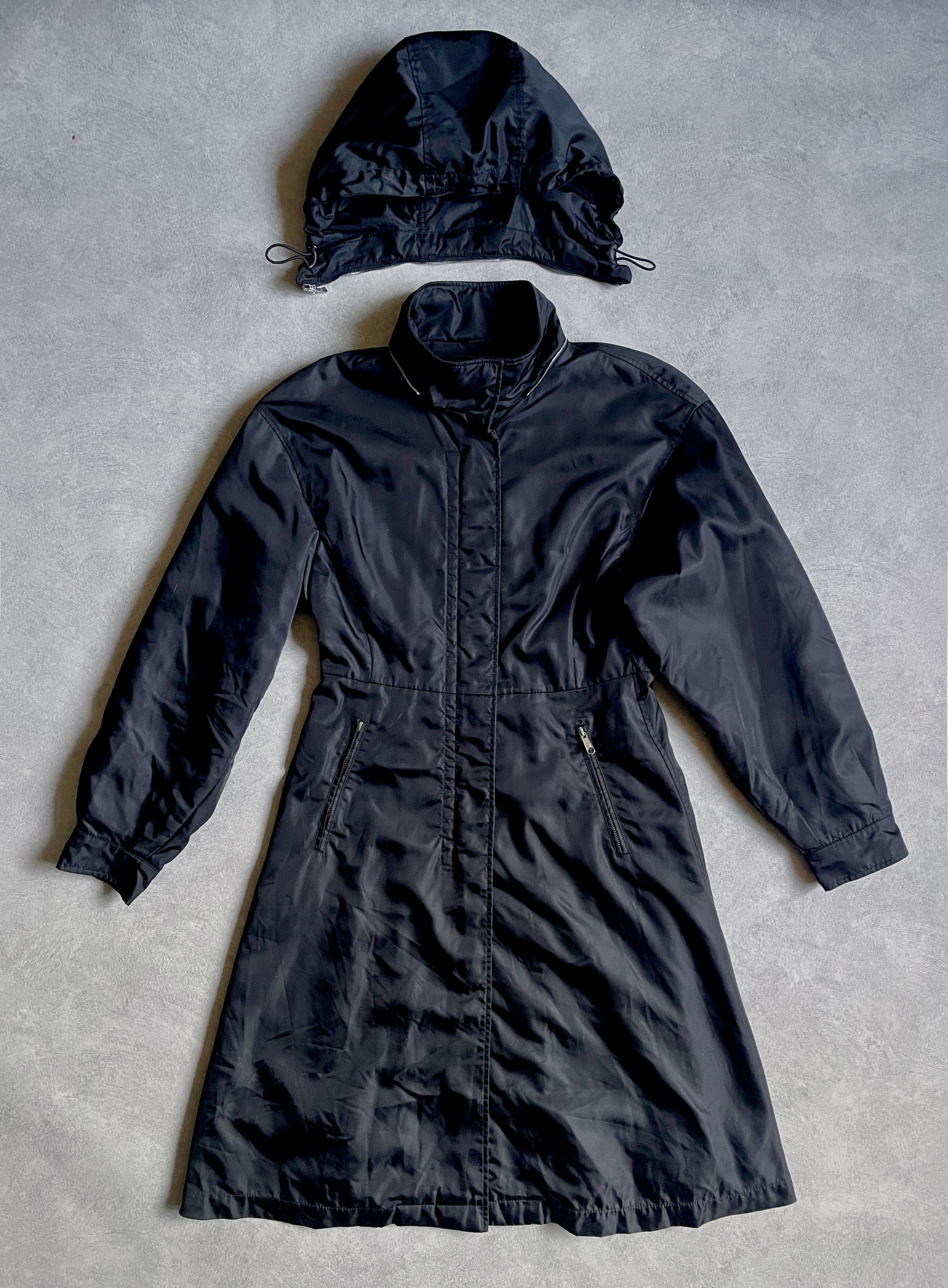 Prada Prada FW 1999/2000 Nylon K-Way Raincoat Size L / US 10 / IT 46 - 1 Thumbnail