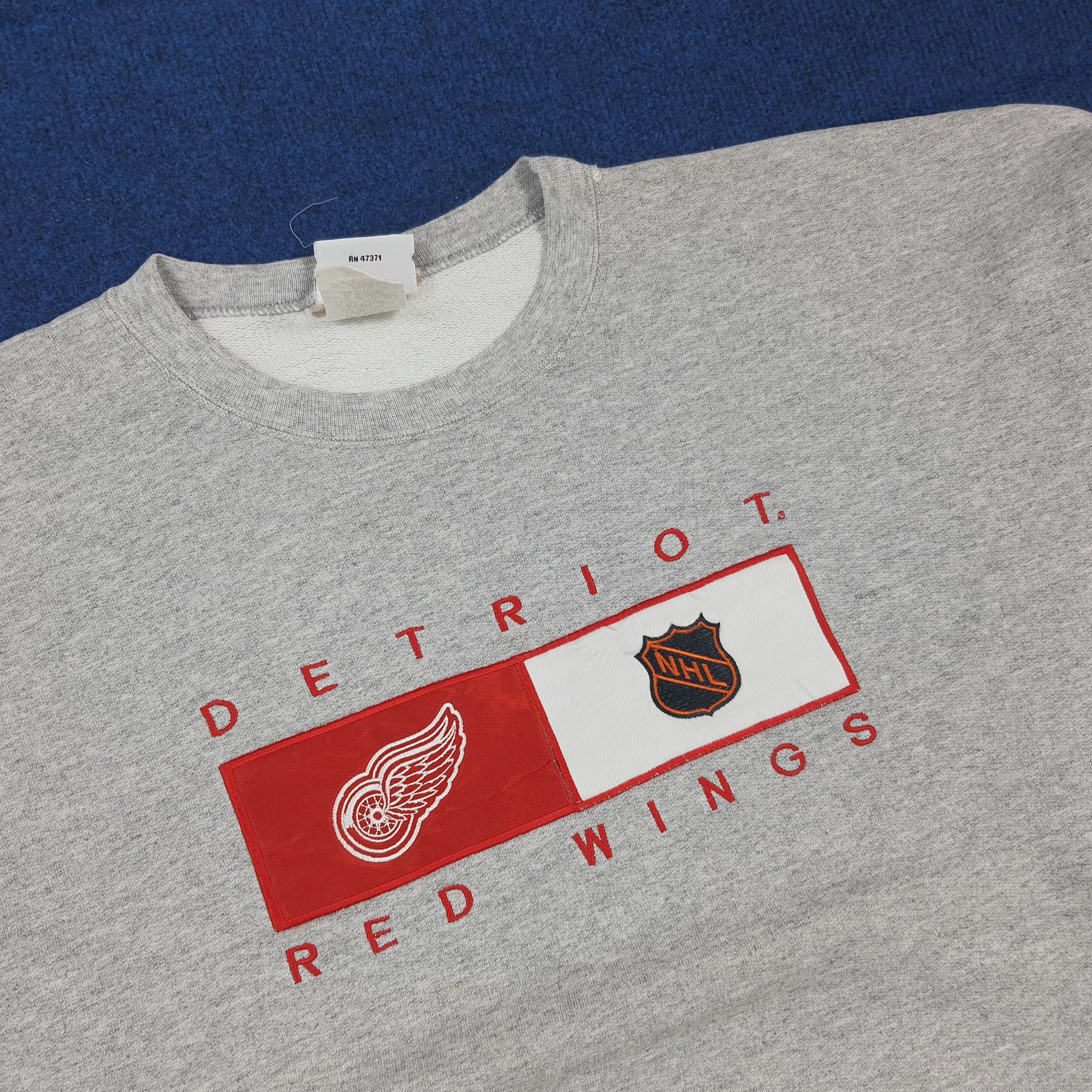 NHL Vintage Detroit Red Wings Hockey League Sweatshirt C291N1 Size US XL / EU 56 / 4 - 2 Thumbnail