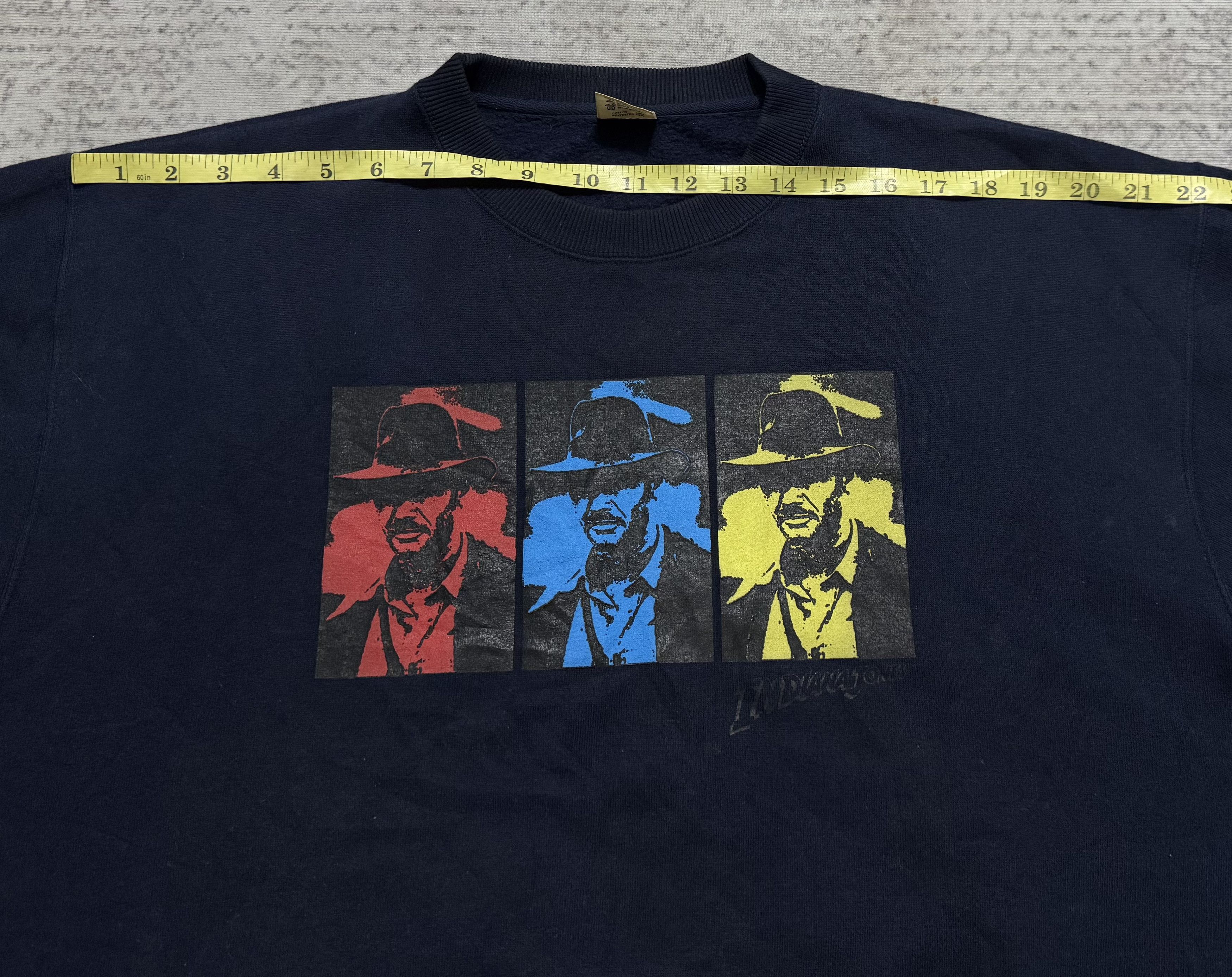 Vintage Vintage 90's INDIANA JONES Sweatshirt Size US L / EU 52-54 / 3 - 8 Thumbnail
