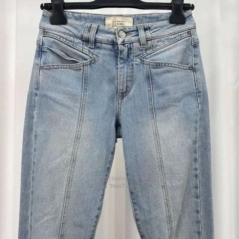 Givenchy Givenchy Blue Denim Logo Women's Jeans . Size 23" - 3 Thumbnail