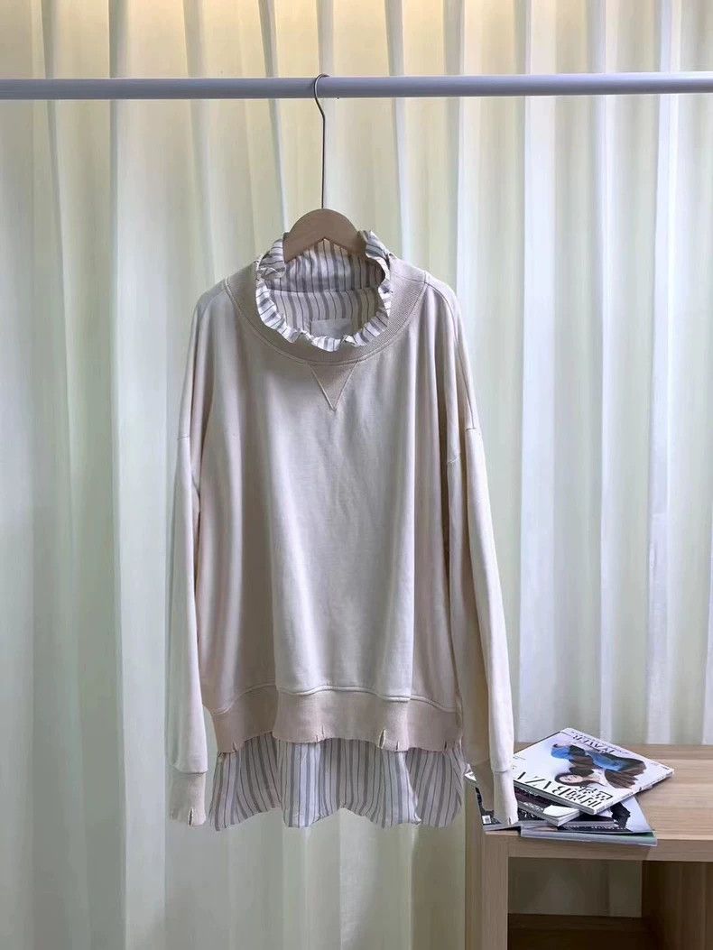 Maison Margiela Maison Margiela Deconstructed striped stitching high-necked Size US S / EU 44-46 / 1 - 6 Thumbnail