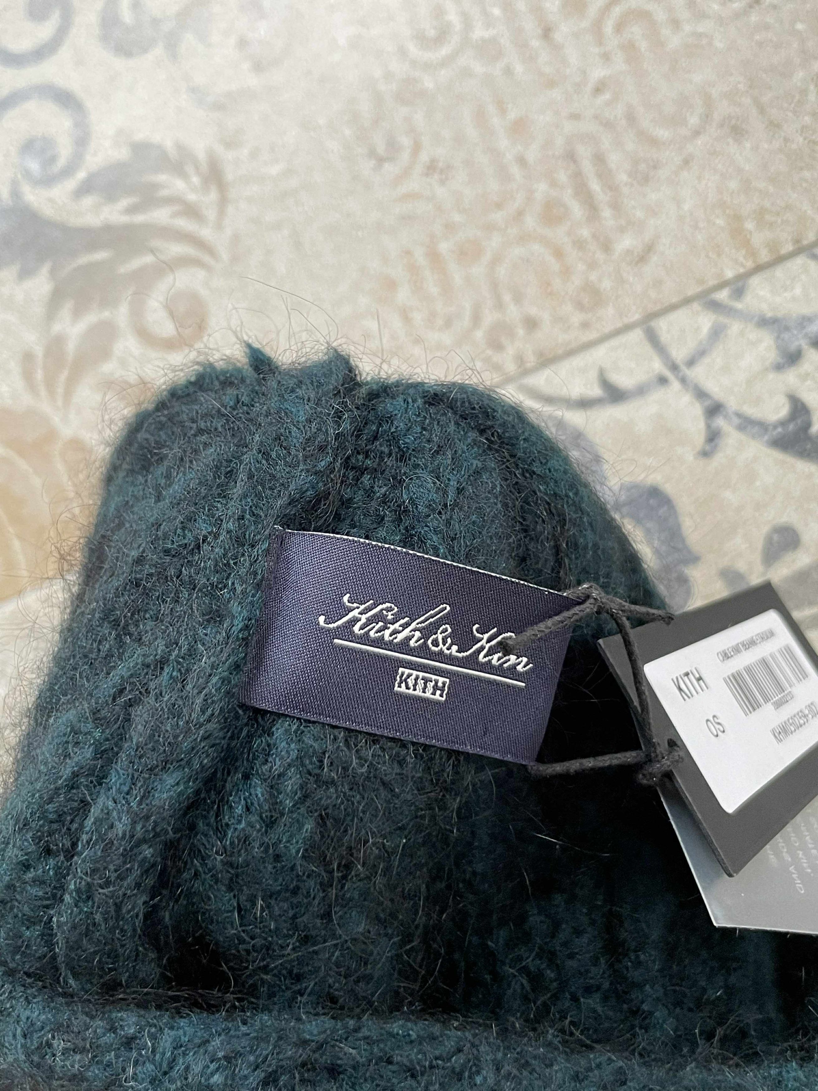 Kith Kith Kin Cable Knit Beanie Mohair Wool Stadium Rare Size ONE SIZE - 7 Thumbnail