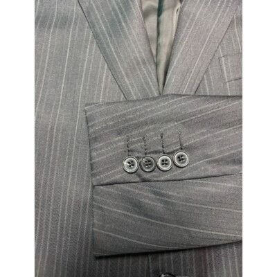 Ermenegildo Zegna Ermenegildo Zegna Pinstripe Blazer Wool Sport Coat 3-Button Size 40R - 6 Thumbnail