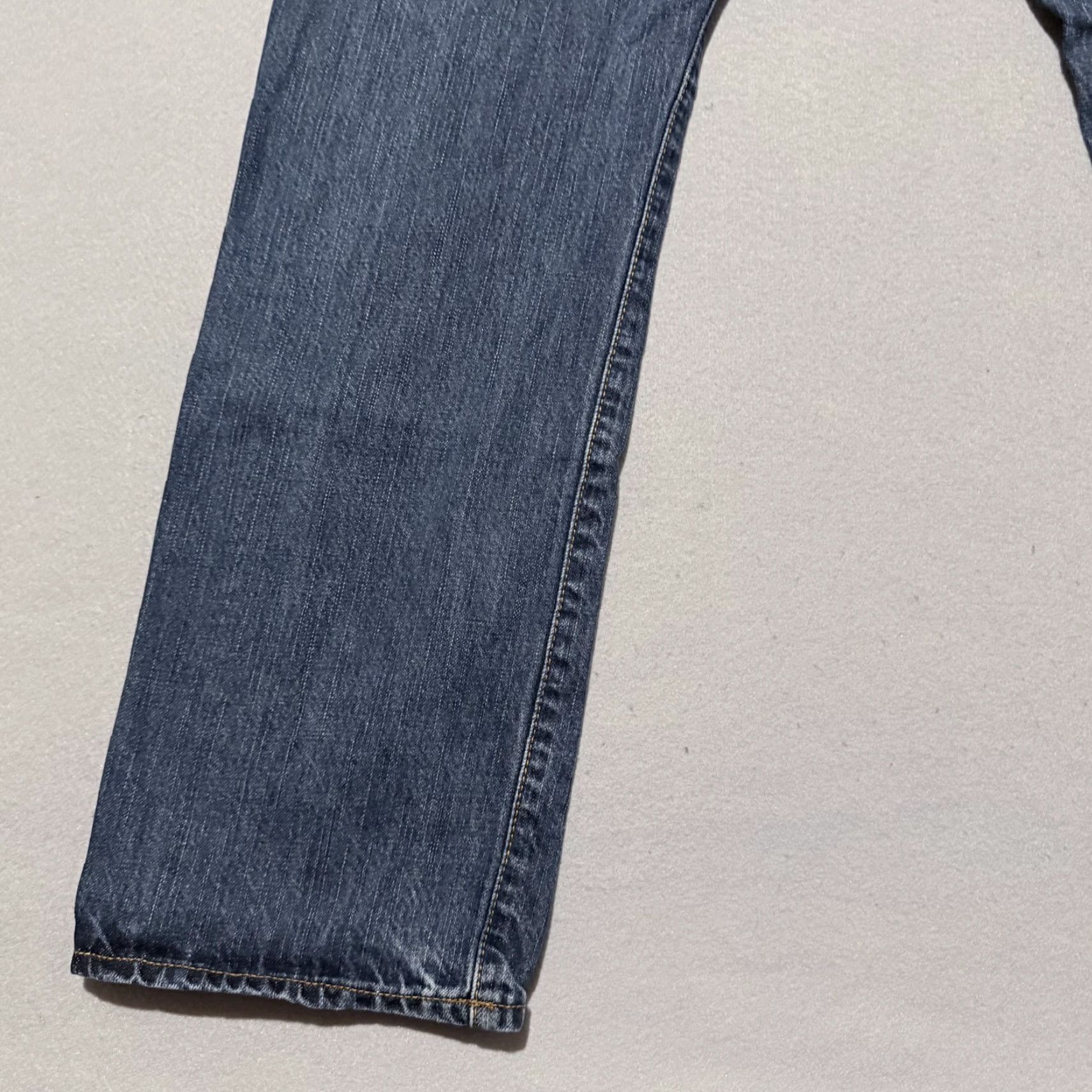 American Eagle Outfitters American Eagle Outfitters Slim Straight Jeans Men's Blue Denim Mid-Rise 32X30 Size US 32 / EU 48 - 7 Thumbnail