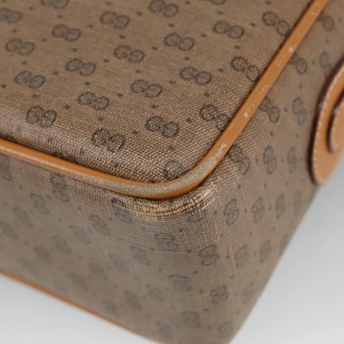 Gucci GUCCI Micro GG Supreme Shoulder Bag Pvc Leather Beige Gold Size ONE SIZE - 12 Thumbnail
