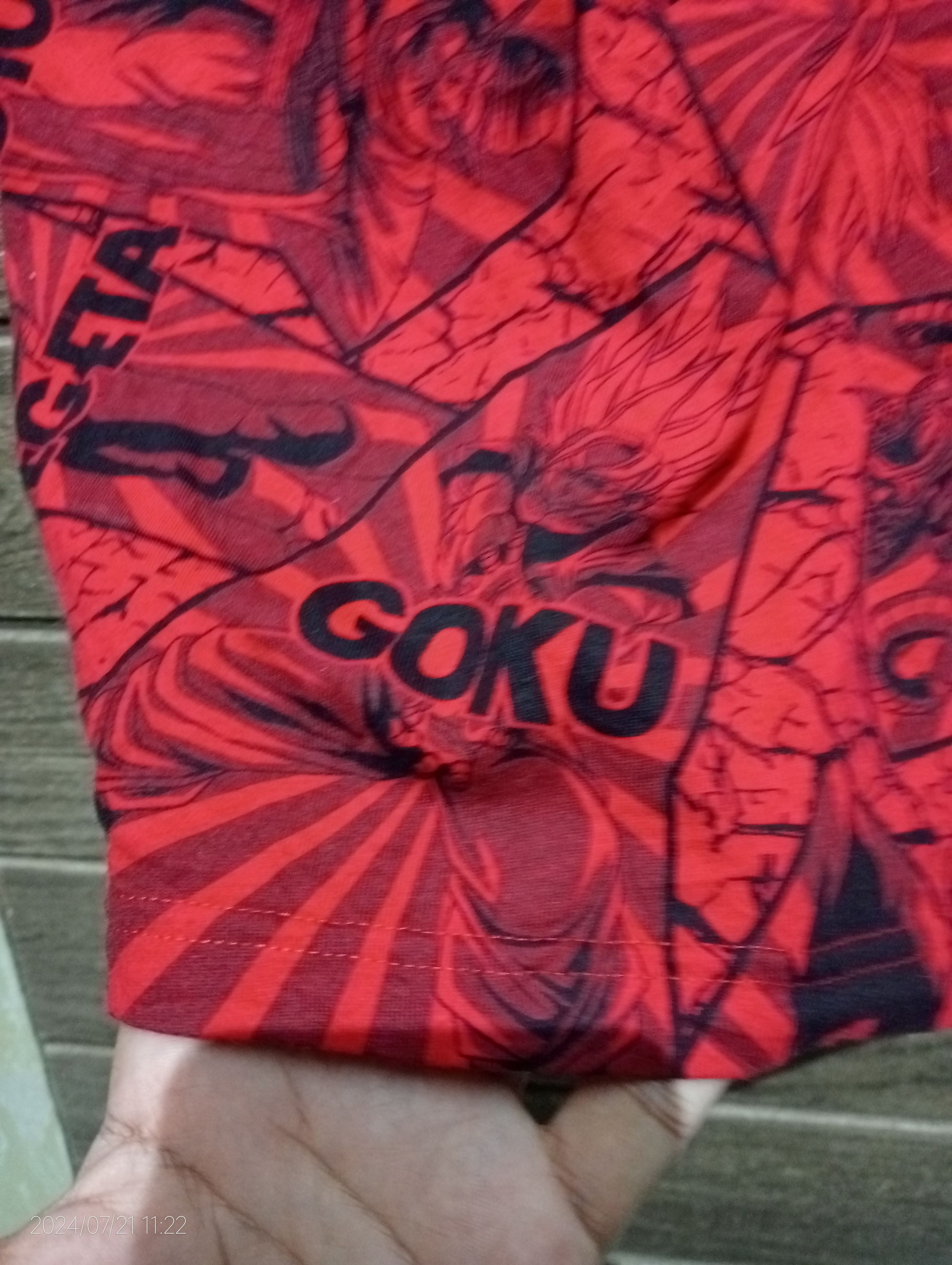 Anime Vintage Dragonball Z Character Full Printed Graphic Tee Rare Size US L / EU 52-54 / 3 - 7 Thumbnail