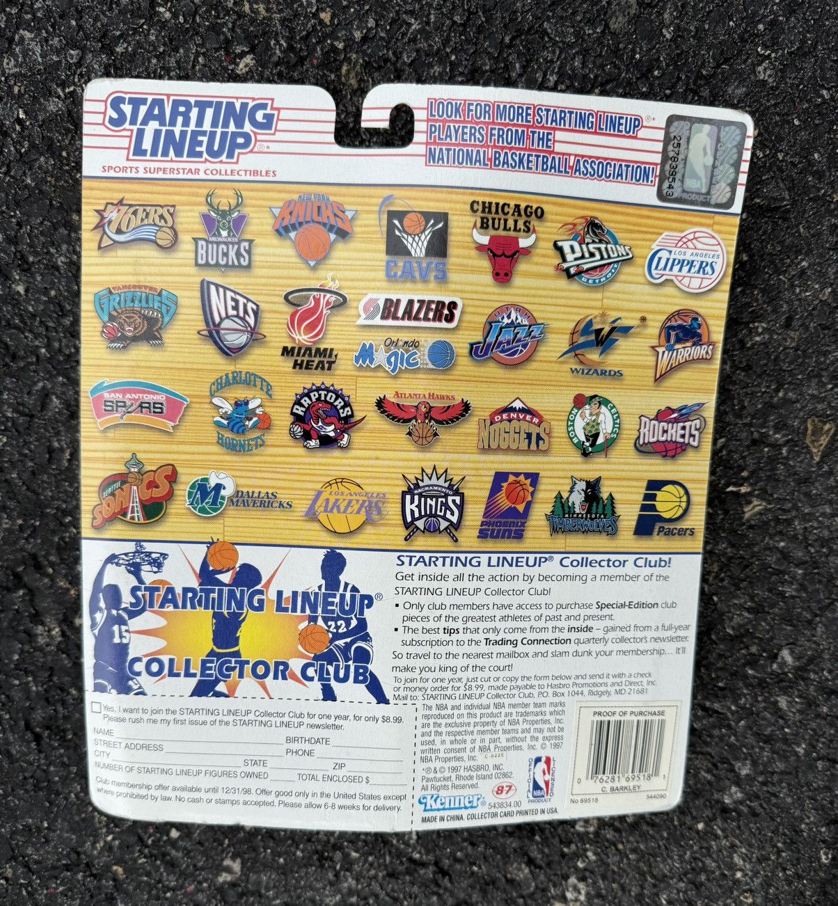 Other Charles Barkley Houston Rockets Starting Lineup Figure 1997 Size ONE SIZE - 2 Thumbnail