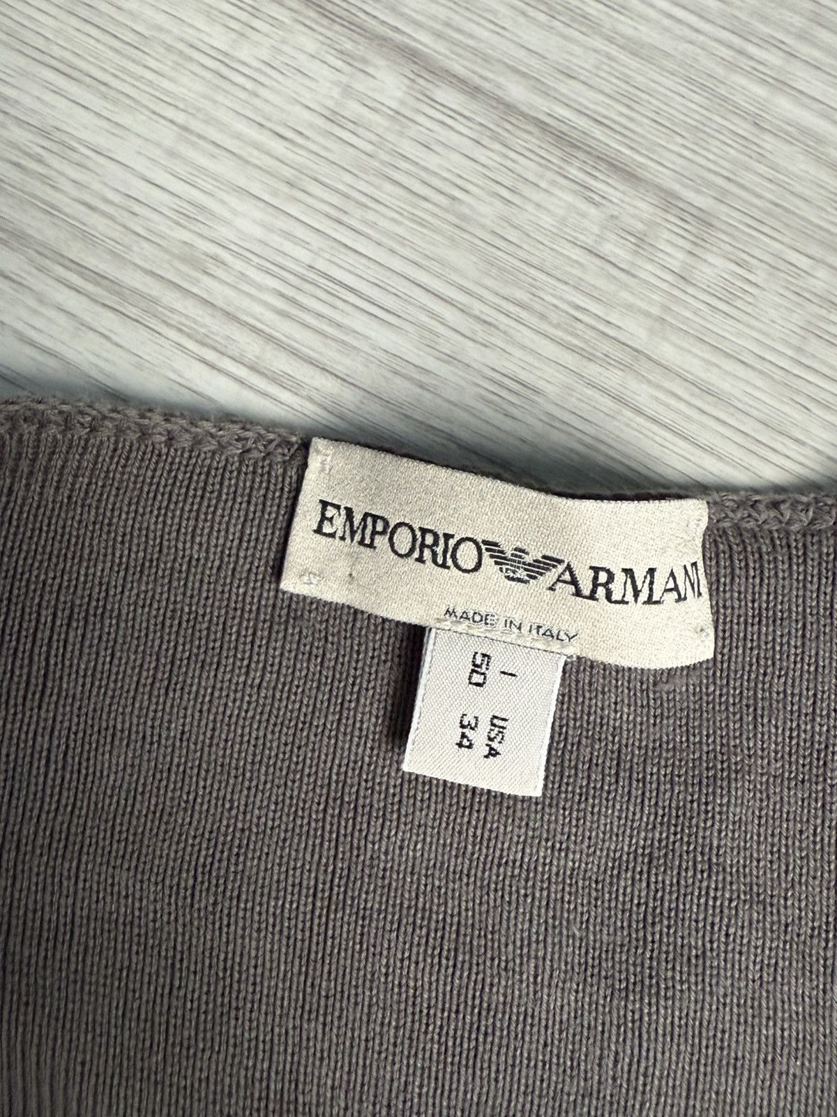 Emporio Armani Vintage Avant Garde long Sleeve crewneck Emporio Armani Size US L / EU 52-54 / 3 - 4 Thumbnail