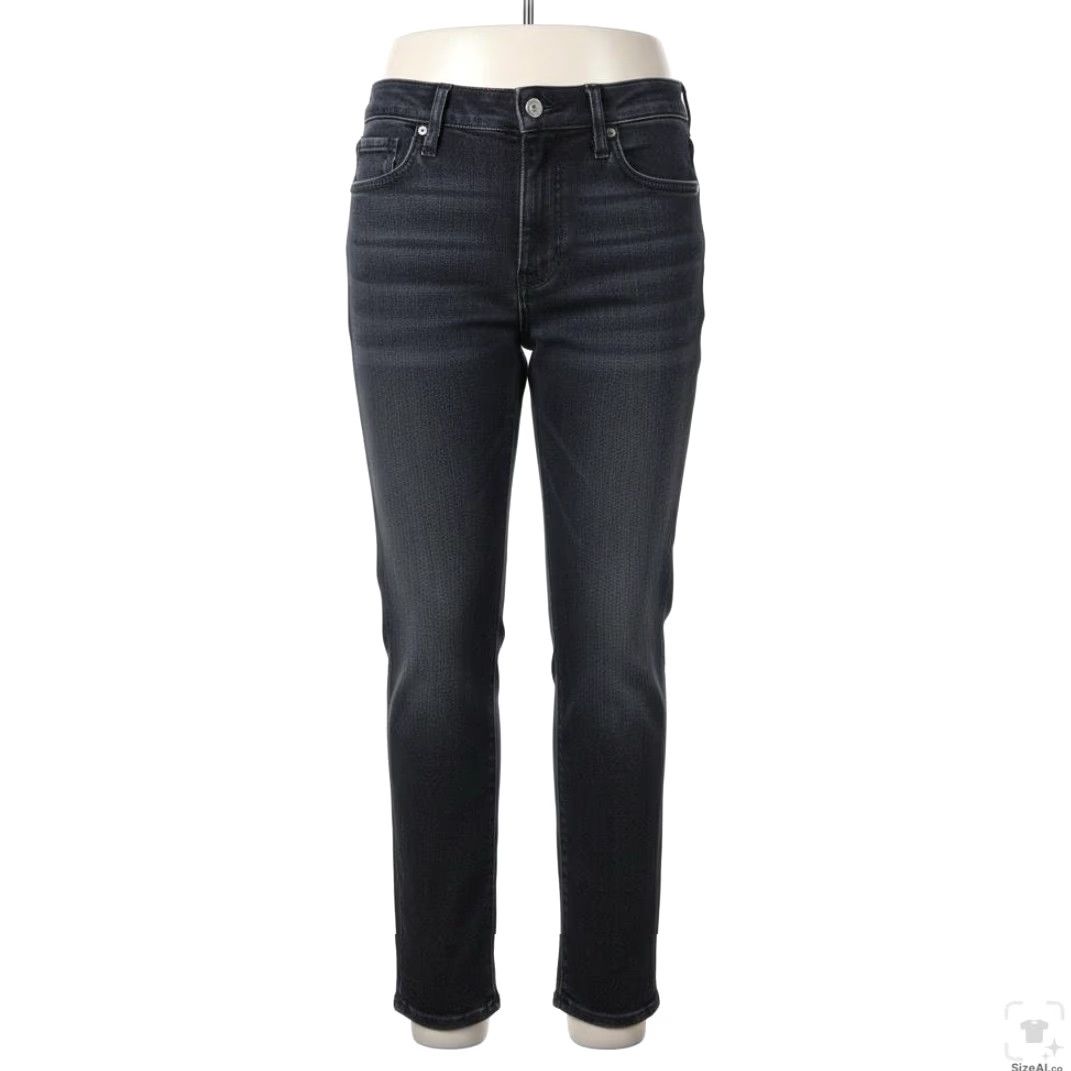 Levi's Levi's 511 Jeans Mens 30x32 Gray Dark Wash Slim Tapered Stretch Denim Zip Size US 30 / EU 46 - 2 Thumbnail