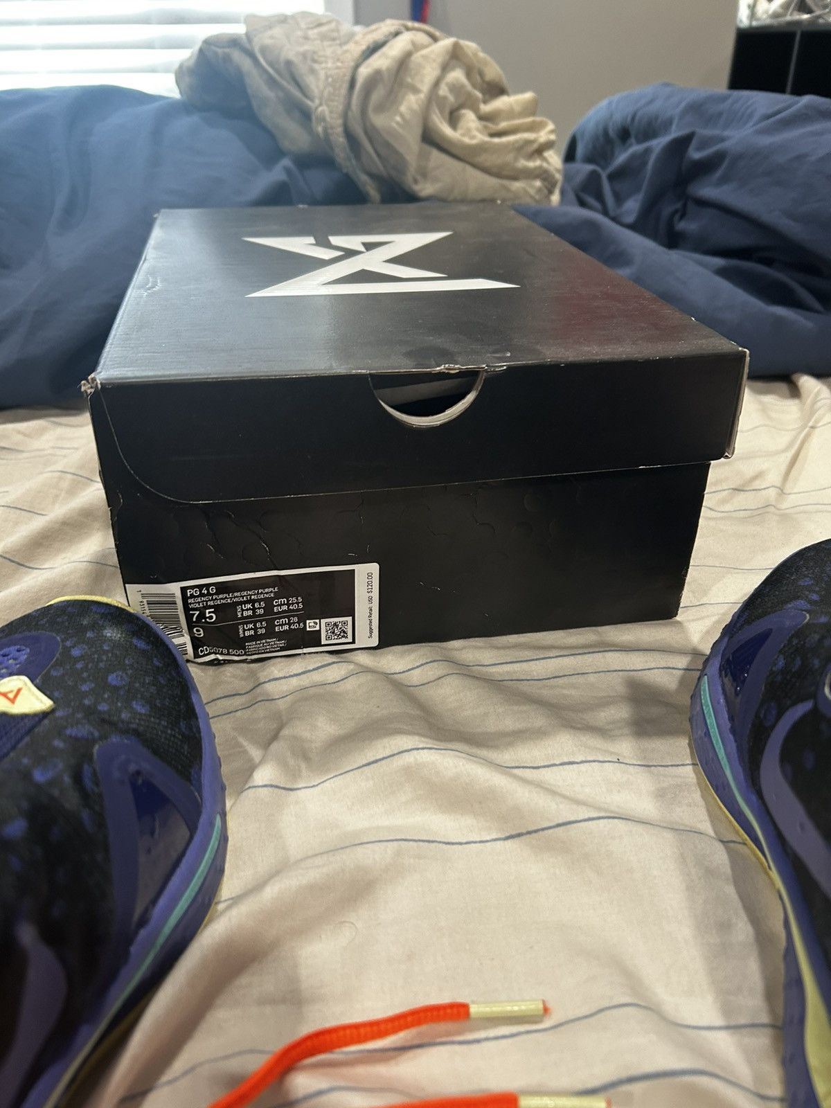 Nike Pg4 purple Gatorade Size US 7.5 / EU 40-41 - 6 Thumbnail