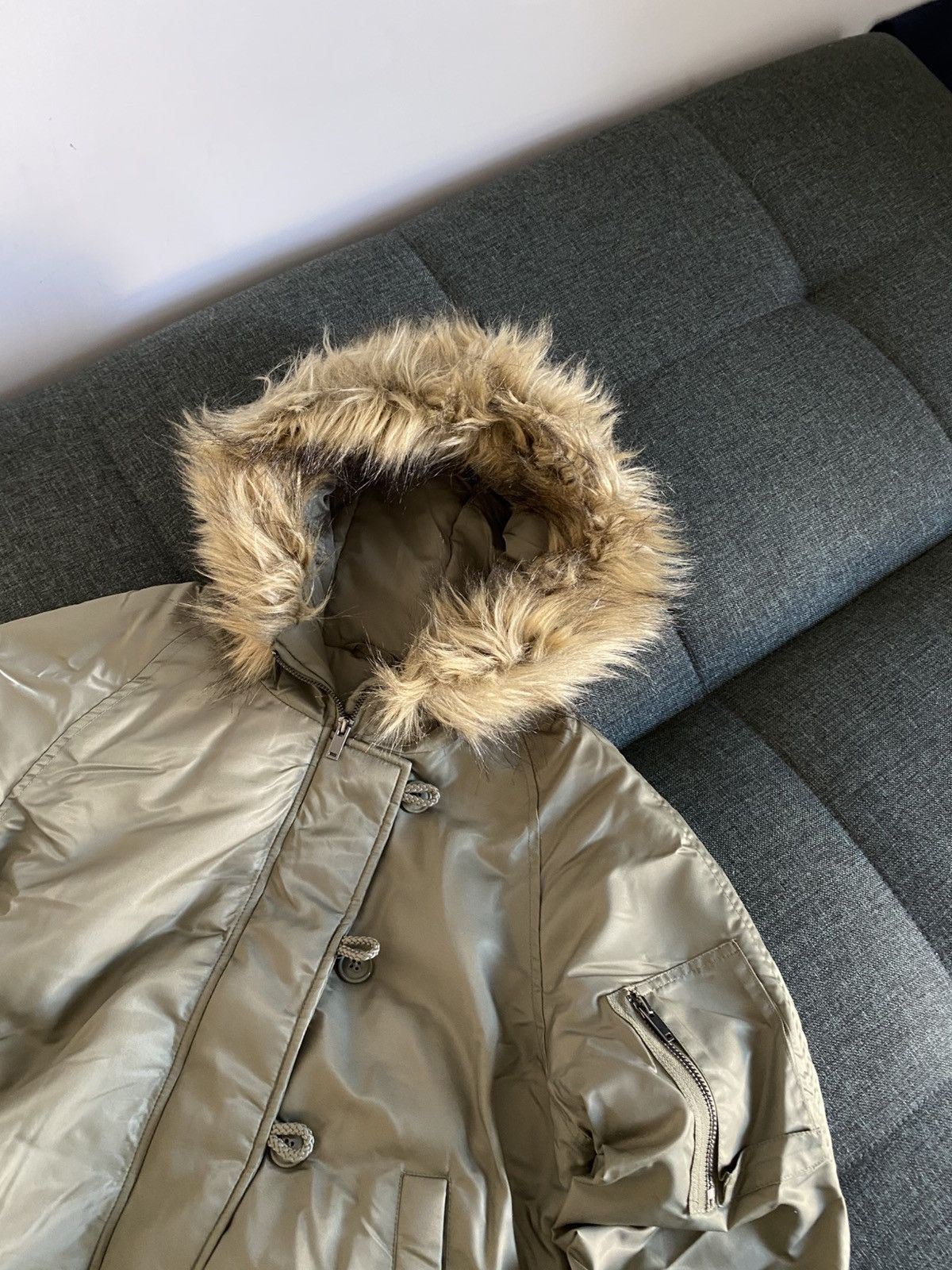 Hysteric Glamour Vintage Avant Garde Bomber Jacket Faux Fur Mohair Boxy Y2K Size US S / EU 44-46 / 1 - 3 Thumbnail