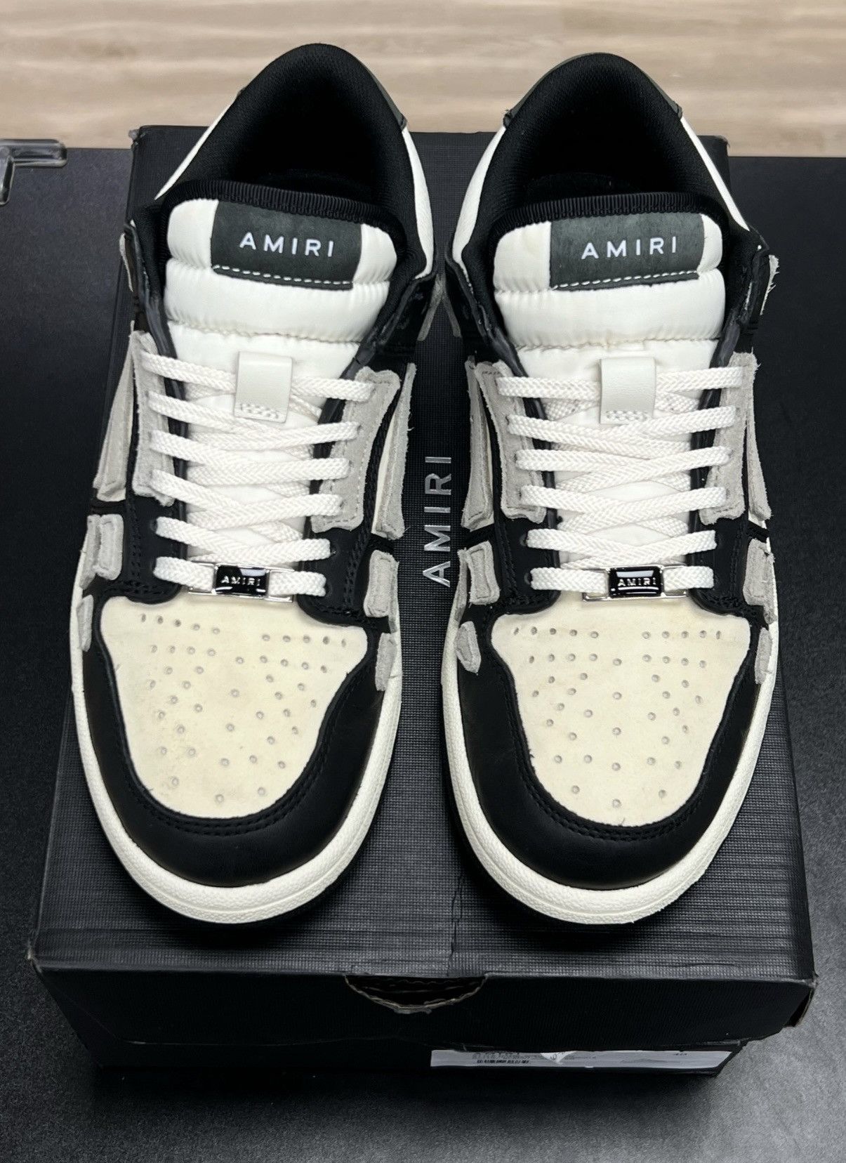 Amiri ICONIC! AMIRI Skel Top Low sneakers - size 40 Size US 7 / EU 40 - 5 Thumbnail