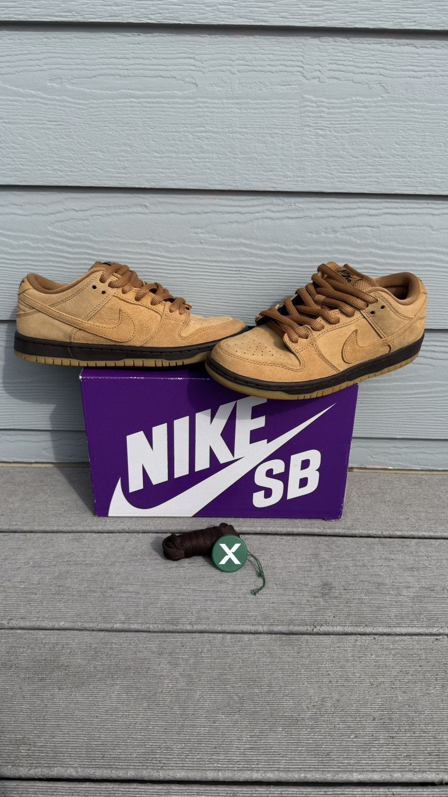 Nike SB Nike SB Dunk Low - Wheat Size US 5.5 / EU 38 - 1 Thumbnail