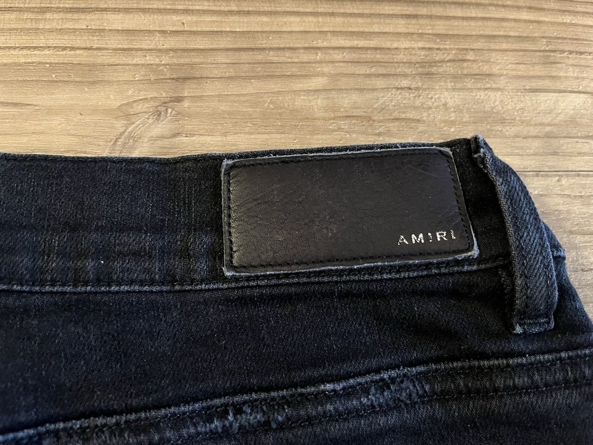 Amiri Amiri Palm Tree Patch Black Denim Jeans Size US 34 / EU 50 - 9 Thumbnail