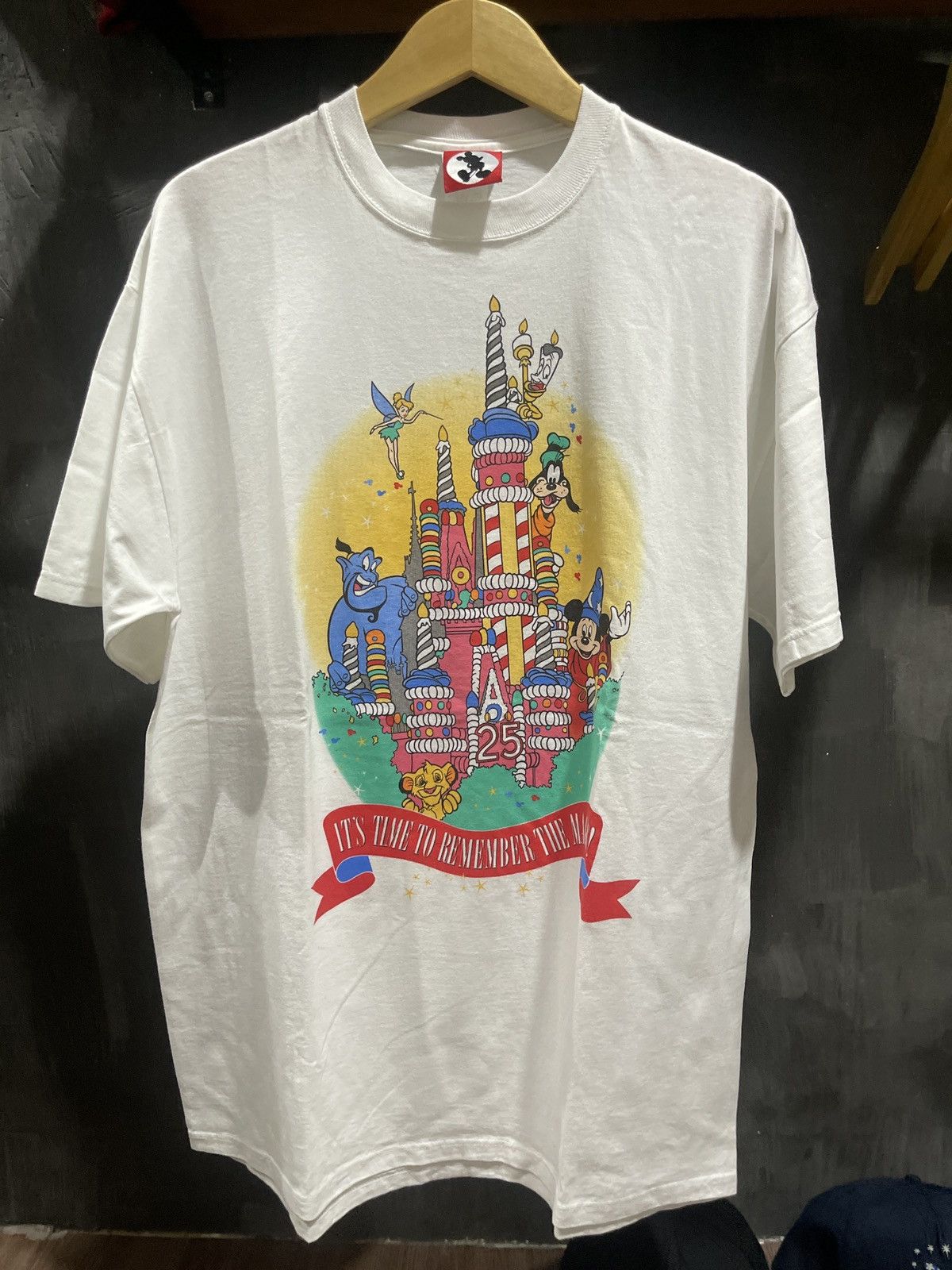 image of Vintage Disney It’S Time To Remember The Magic in White, Men's (Size XL)