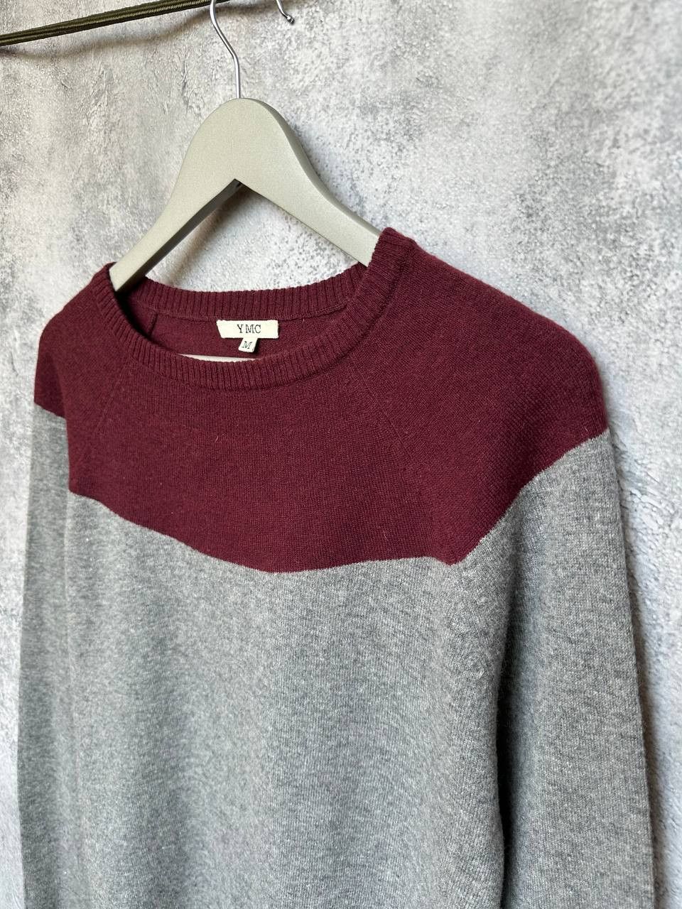YMC You Must Create YMC Lambswool Knit Sweater Crew Colorblock Size US M / EU 48-50 / 2 - 6 Thumbnail