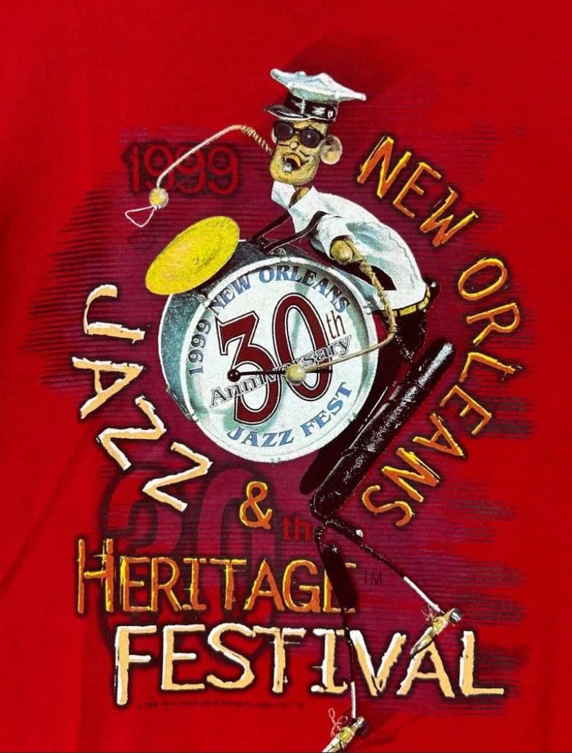 Vintage 90s New Orleans Jazz Festival/ Blues