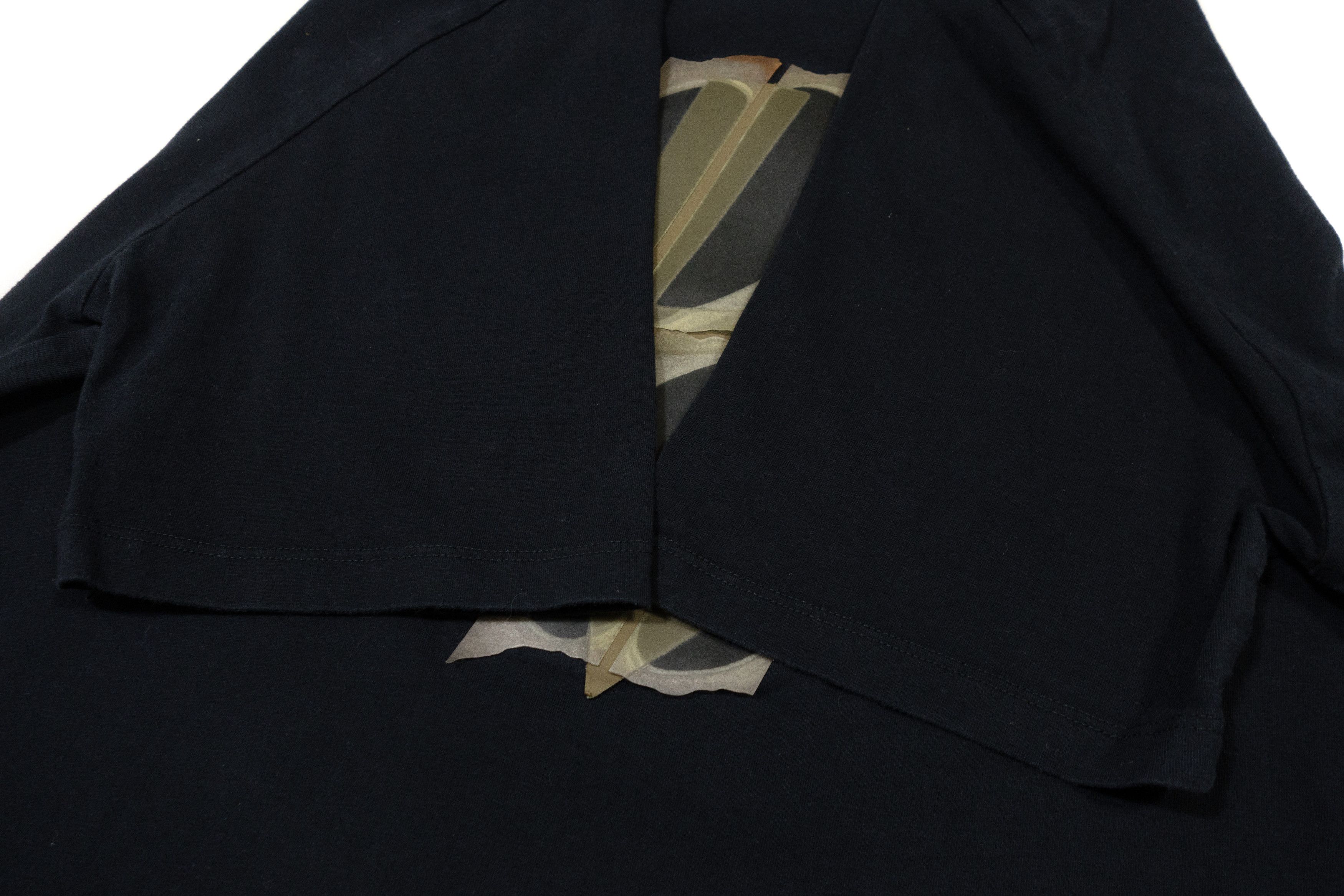 Neil Barrett Lightning Tape Logo Oversize Fit T-shirt Size US M / EU 48-50 / 2 - 6 Thumbnail