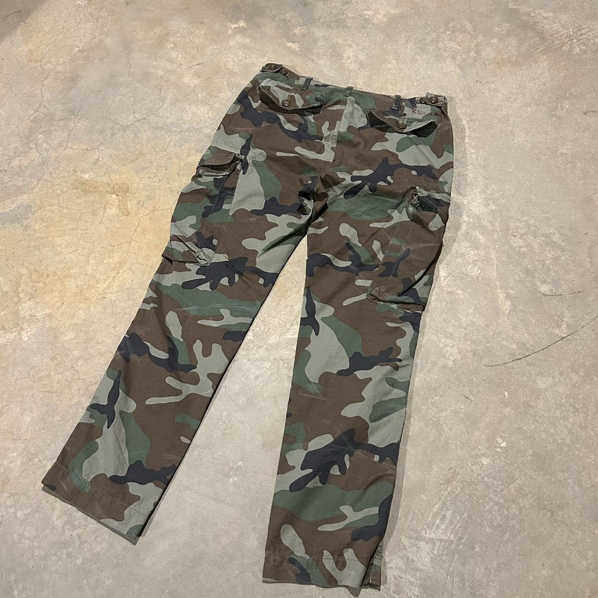 Polo Ralph Lauren × Vintage Vintage Polo Ralph Lauren Utility Military Camo Cargo Pants Size US 32 / EU 48 - 10 Thumbnail