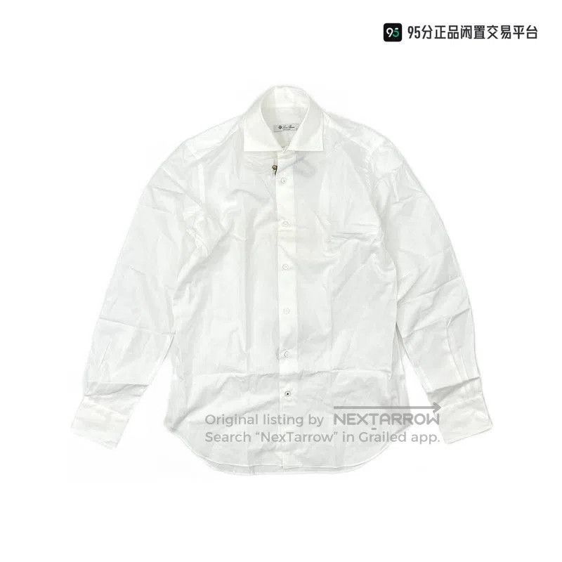 Loro Piana Loro Piana Men's Classic White Polo Shirt. Size US L / EU 52-54 / 3 - 2 Thumbnail