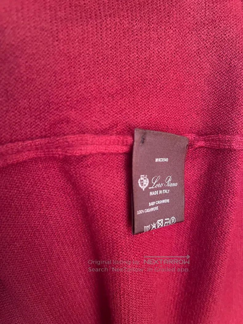 Loro Piana Loro Piana Baby Cashmere Long Sleeve Polo Shirt, Knitwear Size US XL / EU 56 / 4 - 2 Thumbnail