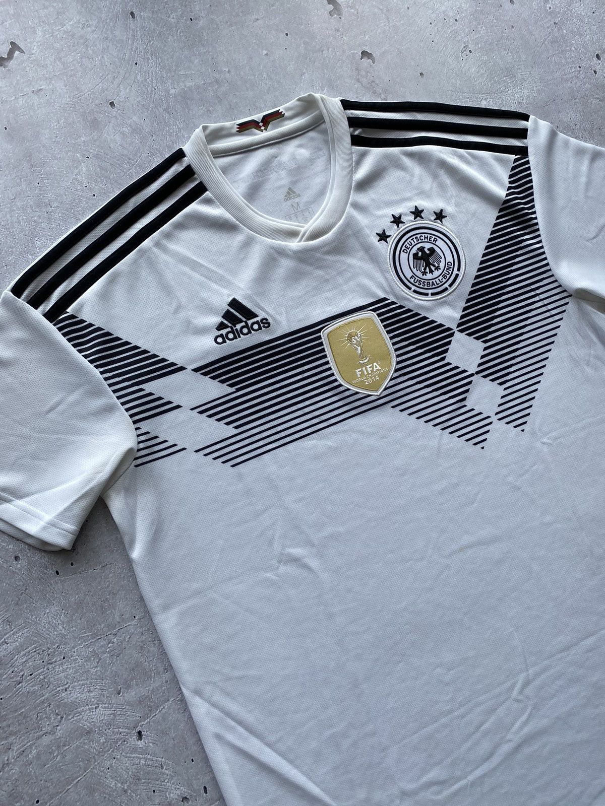 Adidas ⚽️Rare Adidas Germany 2018 Soccer Jersey Y2K Retro Hype Drill Size US M / EU 48-50 / 2 - 1 Thumbnail