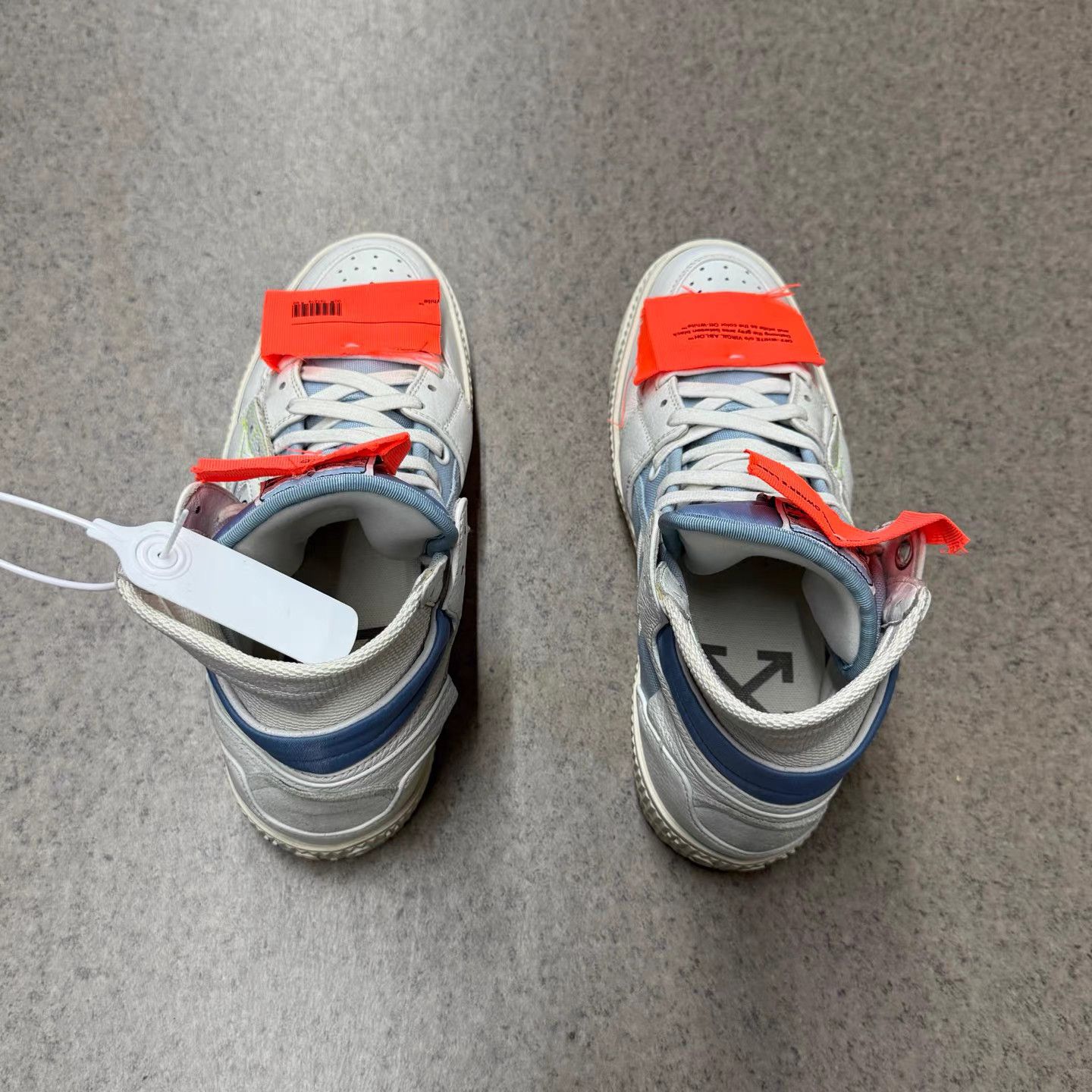 Off-White Off-White Off-Court White & Blue Sneakers K15 Size US 8 / IT 38 - 8 Thumbnail