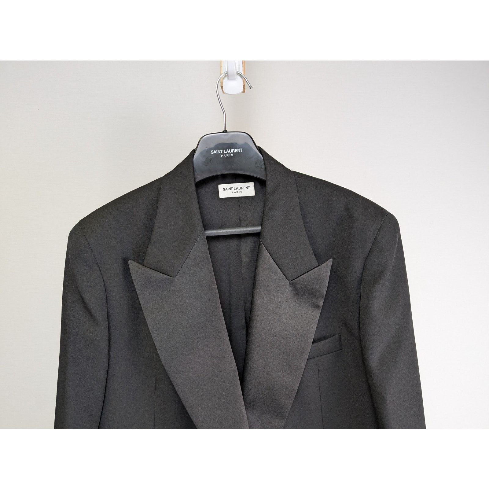 Saint Laurent Paris o1rshd1 Tuxedo Deneuve Grain De Poudre Organique Jacket Size US L / EU 52-54 / 3 - 5 Thumbnail