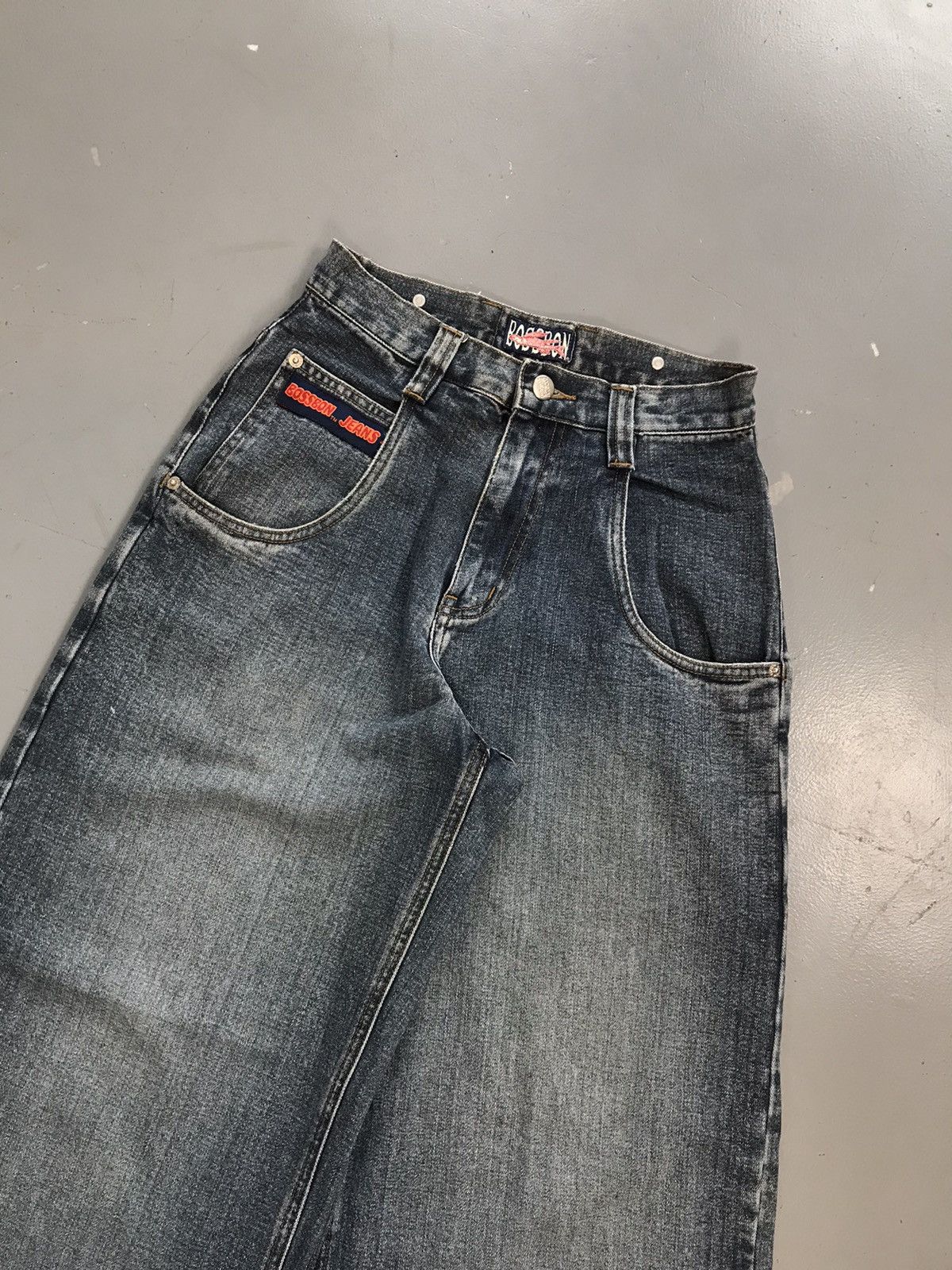 Vintage Vintage Bossbon big pocket baggy fit denim Size 25" / US 0 / IT 36 - 2 Thumbnail