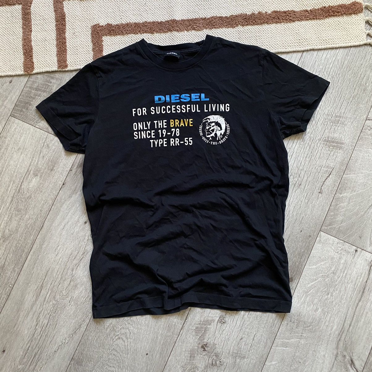 Diesel DIESEL Y2K FOR SUCCESSFUL LIVING BIG LOGO T SHIRT Size US L / EU 52-54 / 3 - 1 Thumbnail