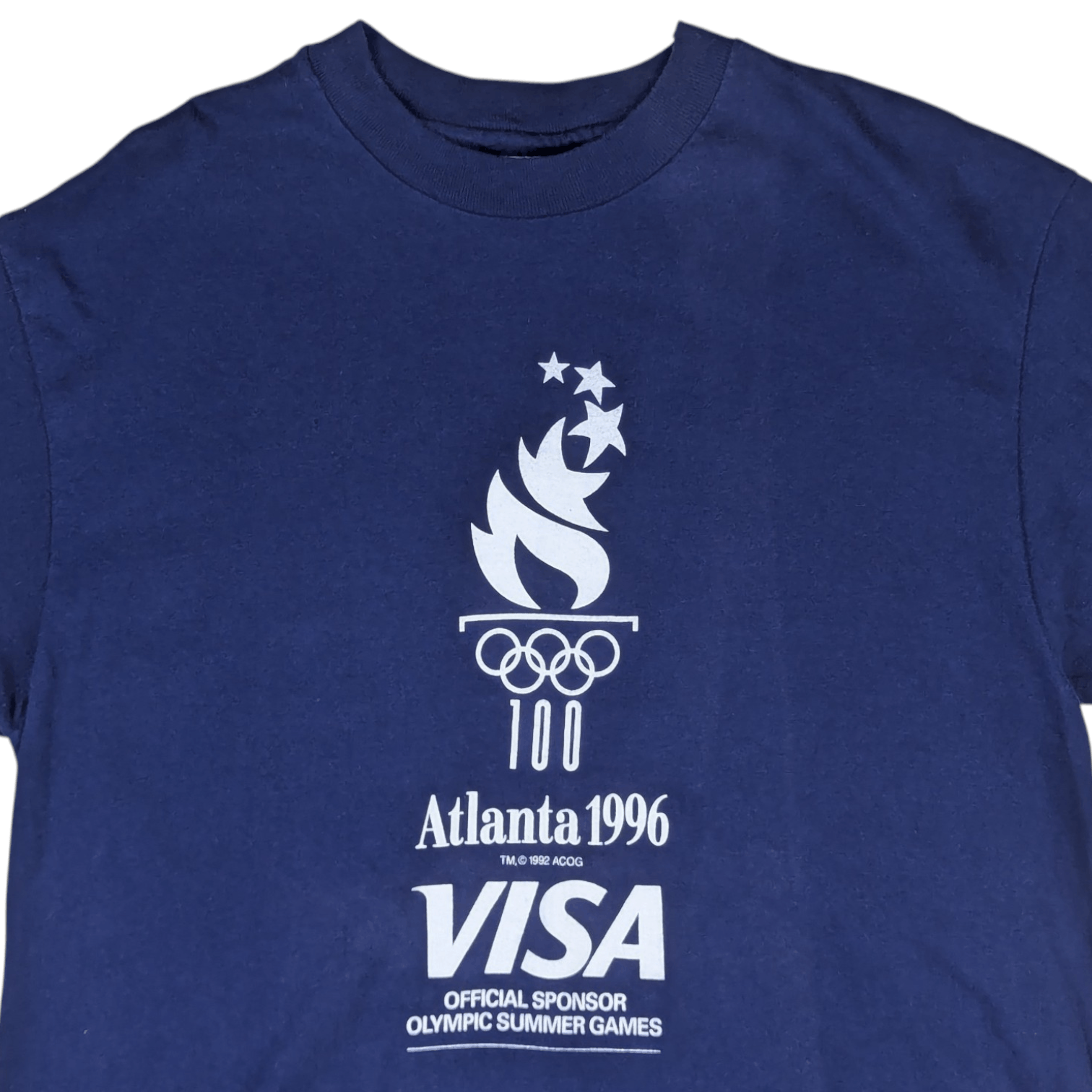 USA Olympics 1996 Olympics Atlanta Vintage Tee Shirt Single Stitches Size US M / EU 48-50 / 2 - 4 Thumbnail