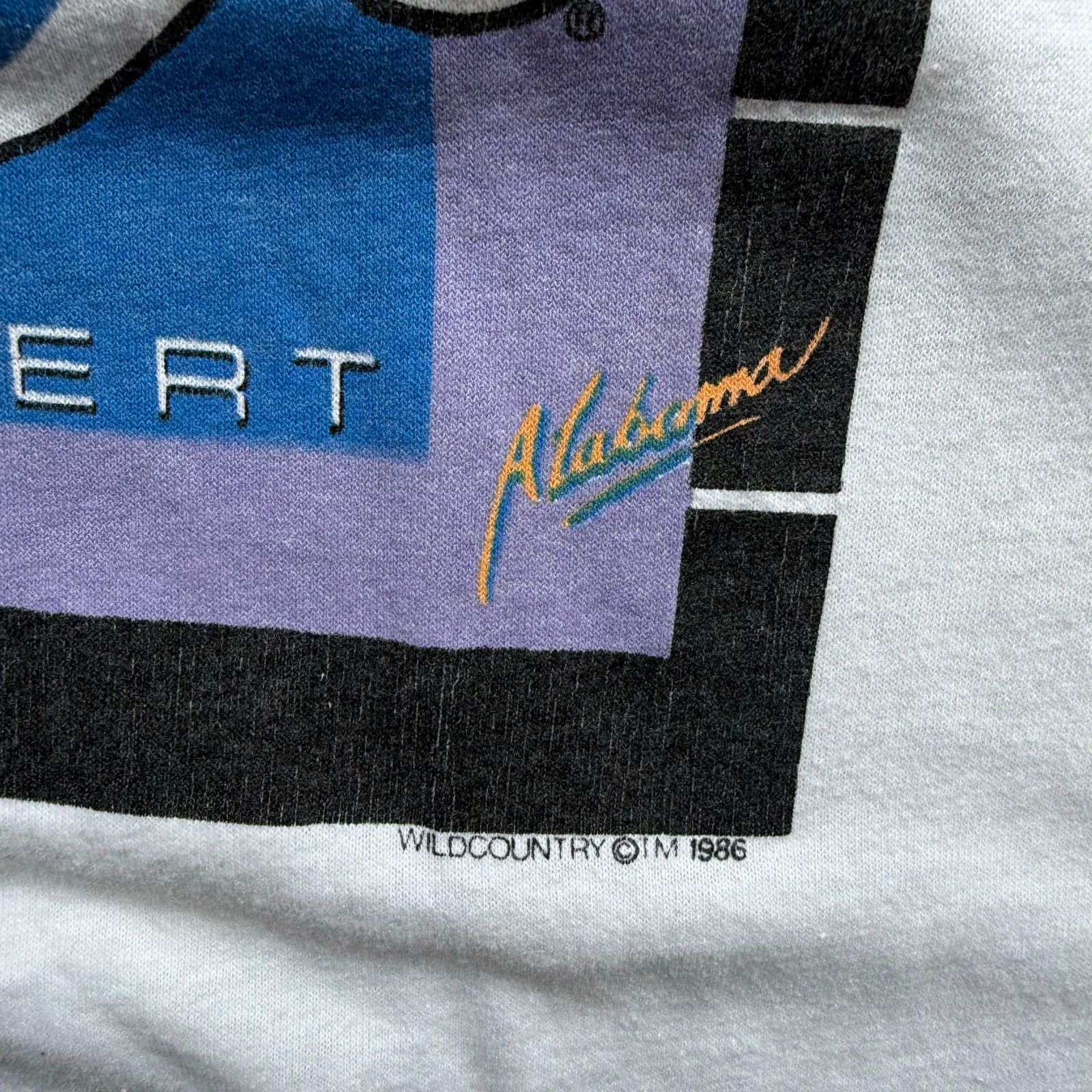 Vintage Vintage 80’s Alabama Just Us In Concert Tour Tee Size US XL / EU 56 / 4 - 3 Thumbnail