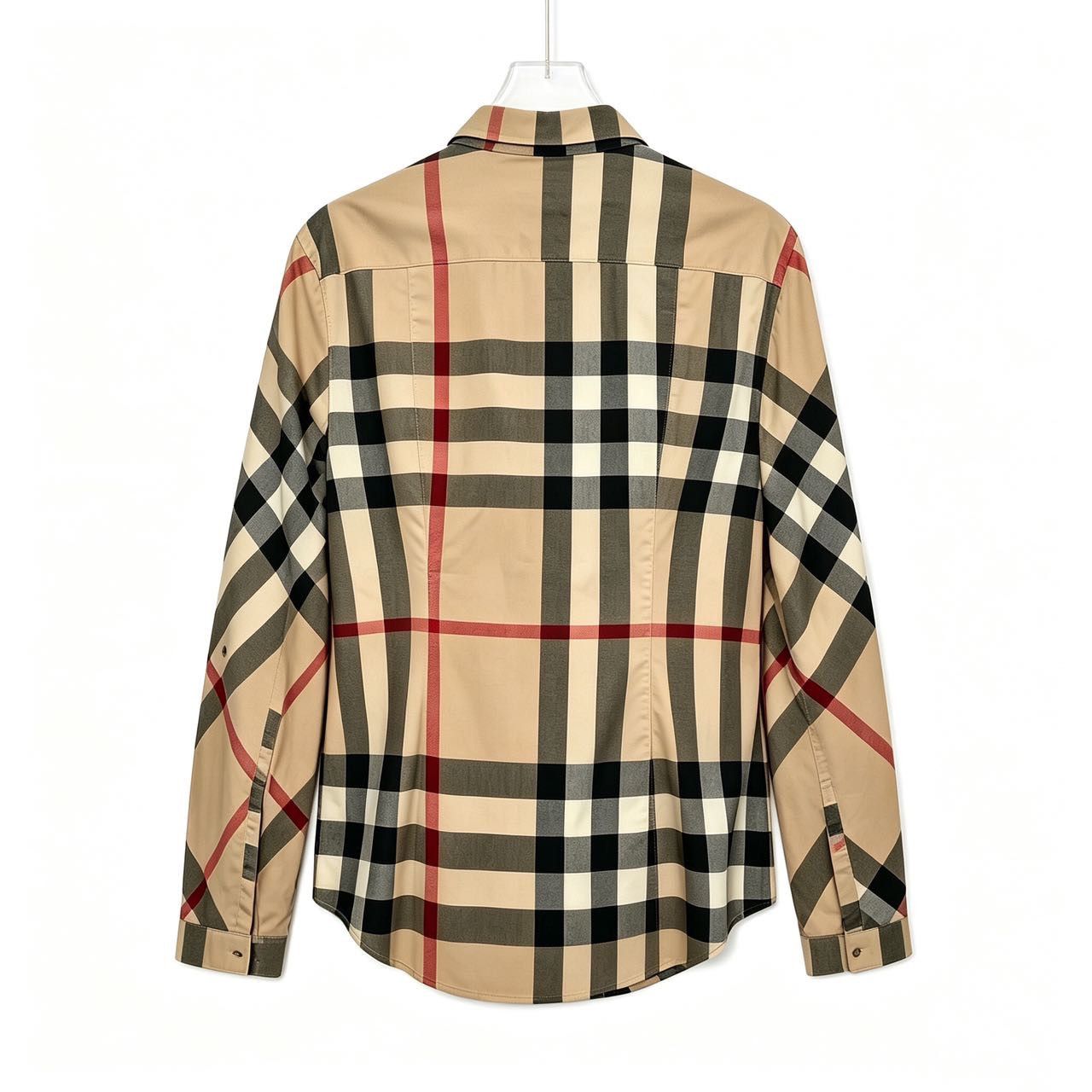 Burberry Burberry Check Regular Lapel Long Sleeve Shirt K26WX Size US S / EU 44-46 / 1 - 2 Thumbnail