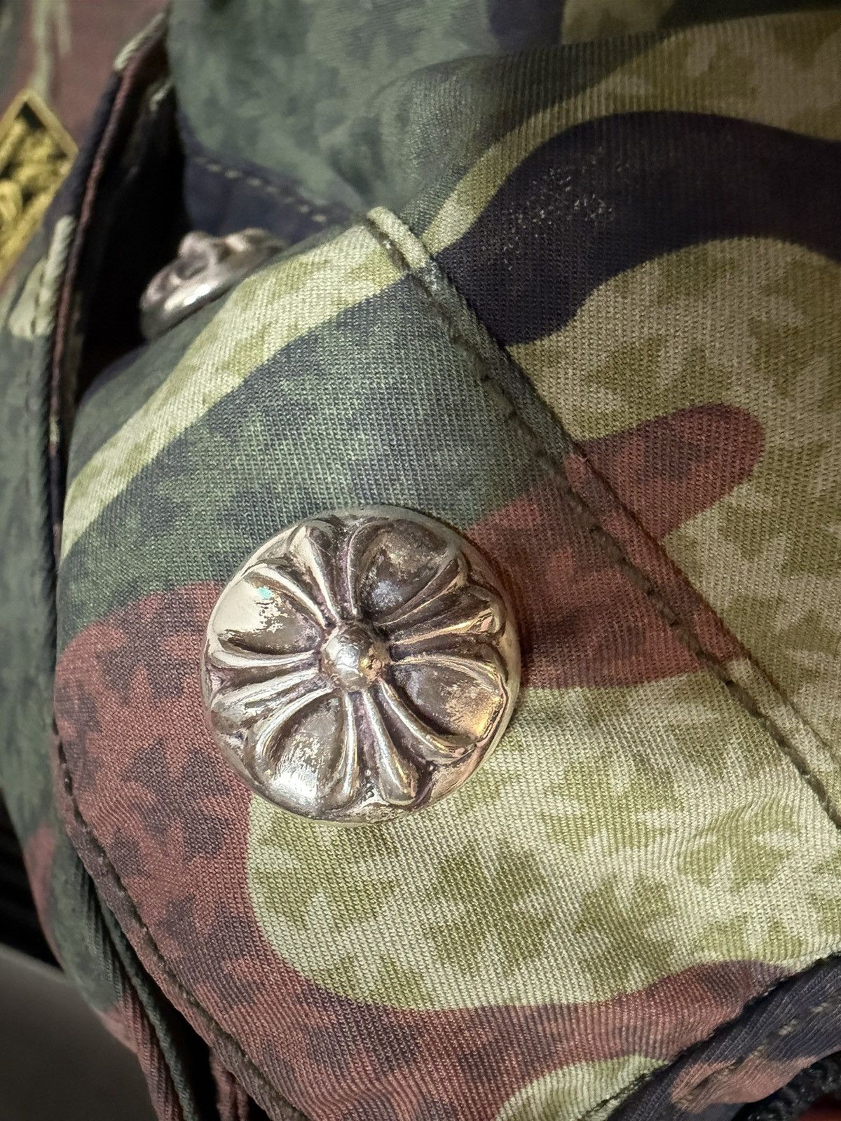 Chrome Hearts Chrome hearts green camo swim trunks Size US 31 - 7 Thumbnail