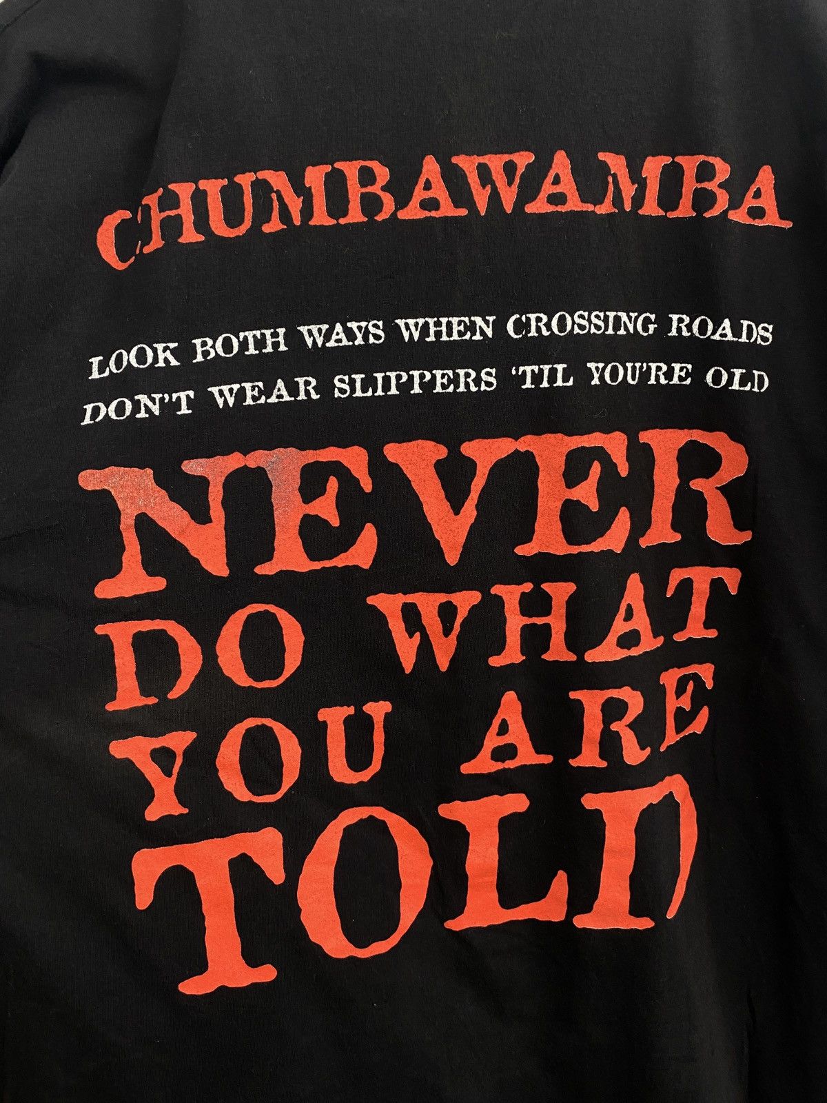 Band Tees Vintage 90s Chumbawamba Anarchy Band T-Shirt Rare Retro Hype Size US XL / EU 56 / 4 - 9 Thumbnail