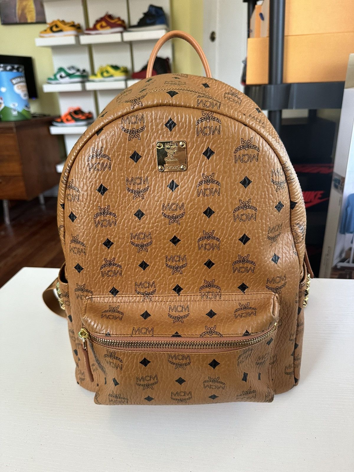 mcm backpack grailed