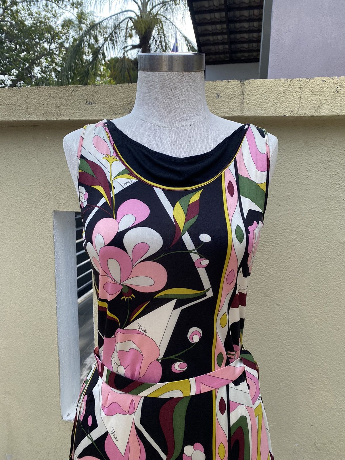 Emilio Pucci asymetrical silk dress Size XS / US 0-2 / IT 36-38 - 2 Thumbnail