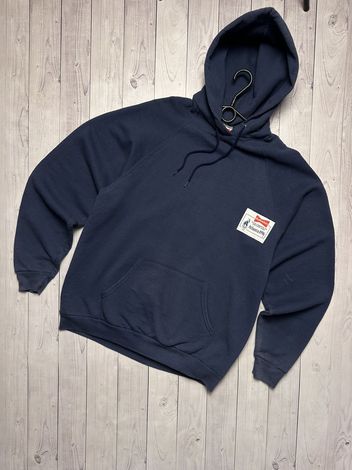 USA Olympics × Vintage Vintage Atlanta 1996 Olympic Games Hoodie Budweiser rare L Size US L / EU 52-54 / 3 - 1 Thumbnail