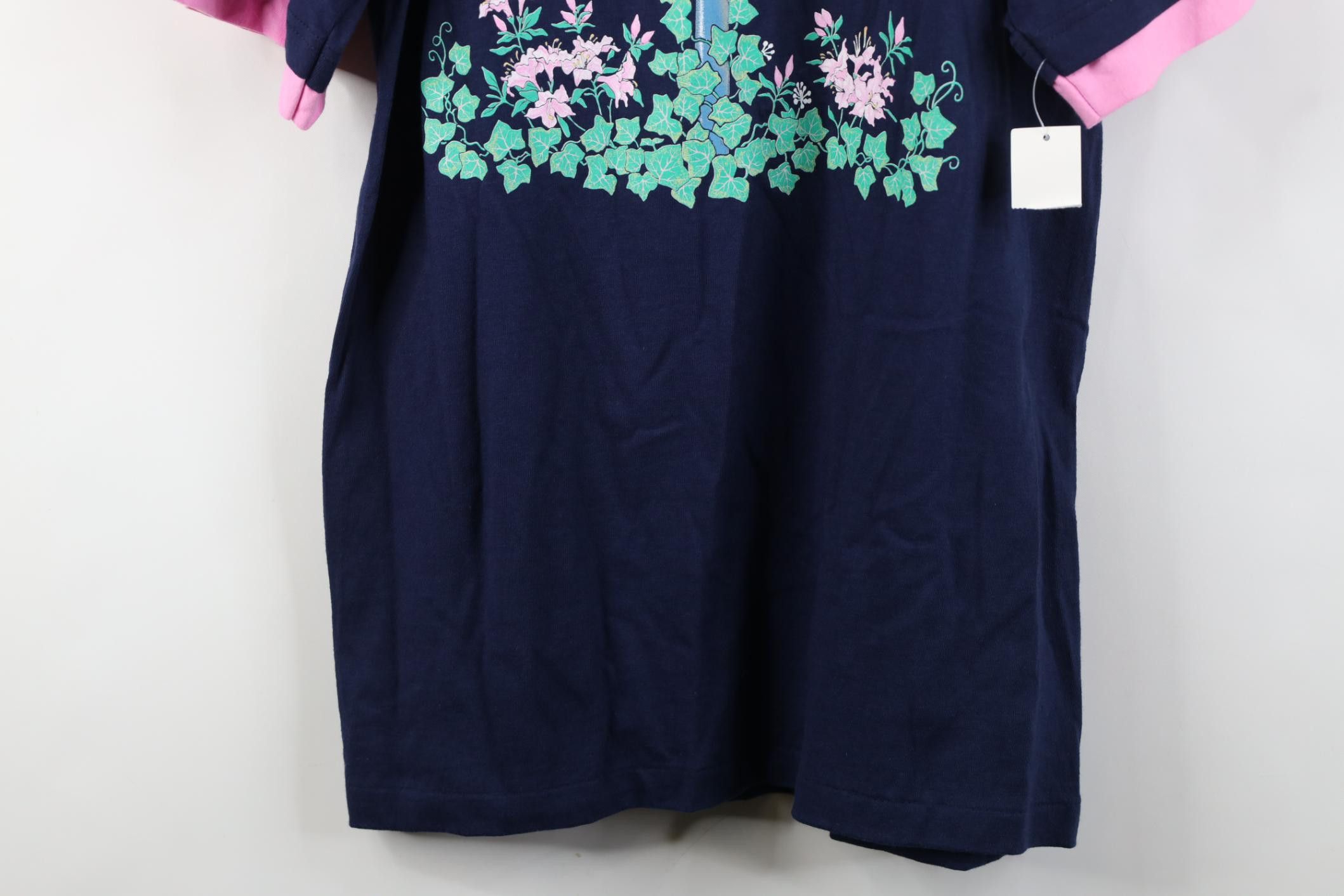 Vintage Deadstock Vintage 90s Streetwear Cat Kitten Bird T-Shirt Size M / US 6-8 / IT 42-44 - 3 Thumbnail