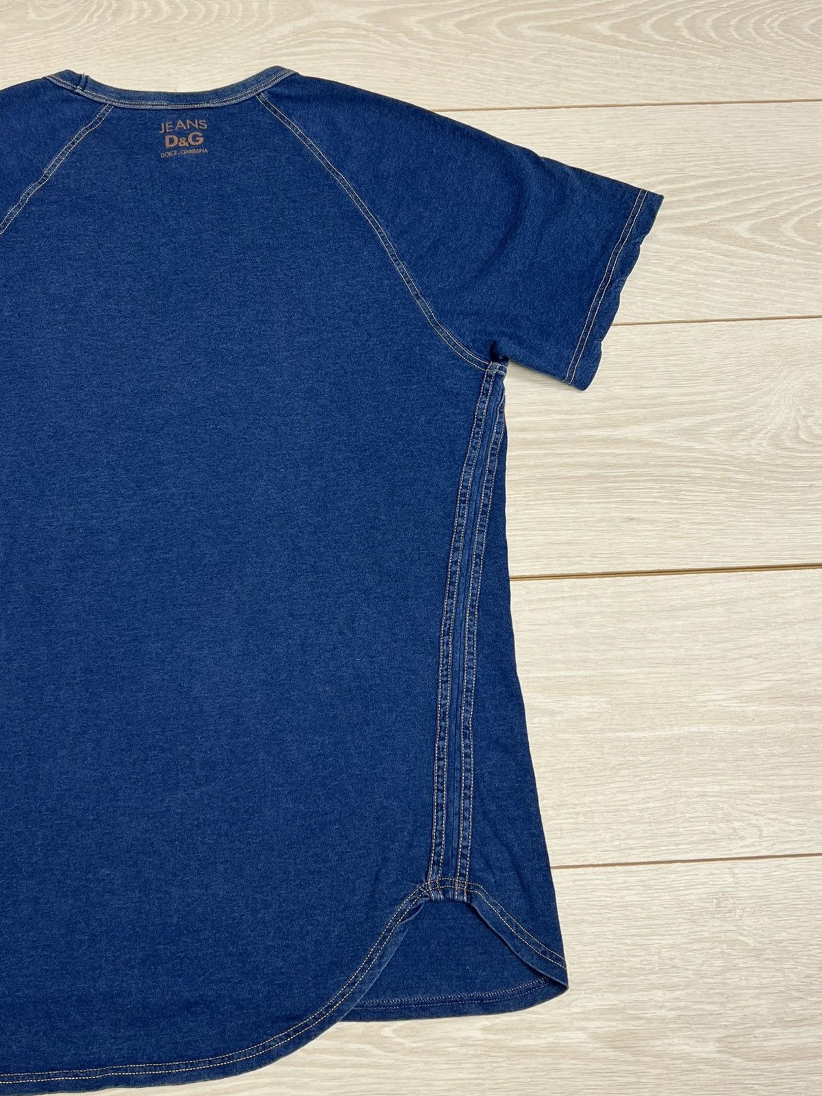 Dolce & Gabbana Archive D&G Dolce & Gabbana Jeans Raglan T-Shirt Ittierre Size XL / US 12-14 / IT 48-50 - 7 Thumbnail
