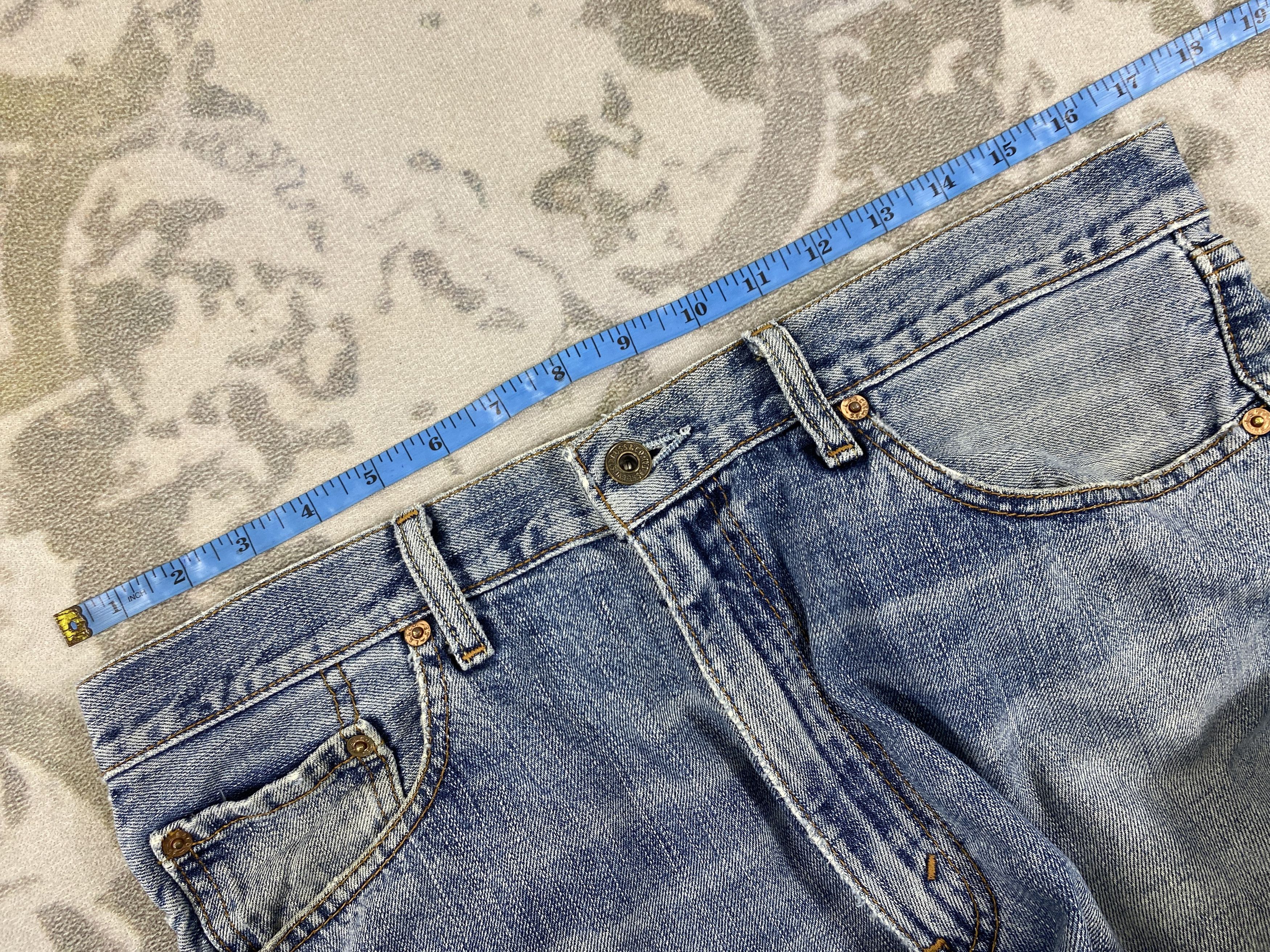 Levi's Distressed Blue Vintage Levi's 502 Jeans 34x34.5 - JN3564 Size US 34 / EU 50 - 5 Thumbnail
