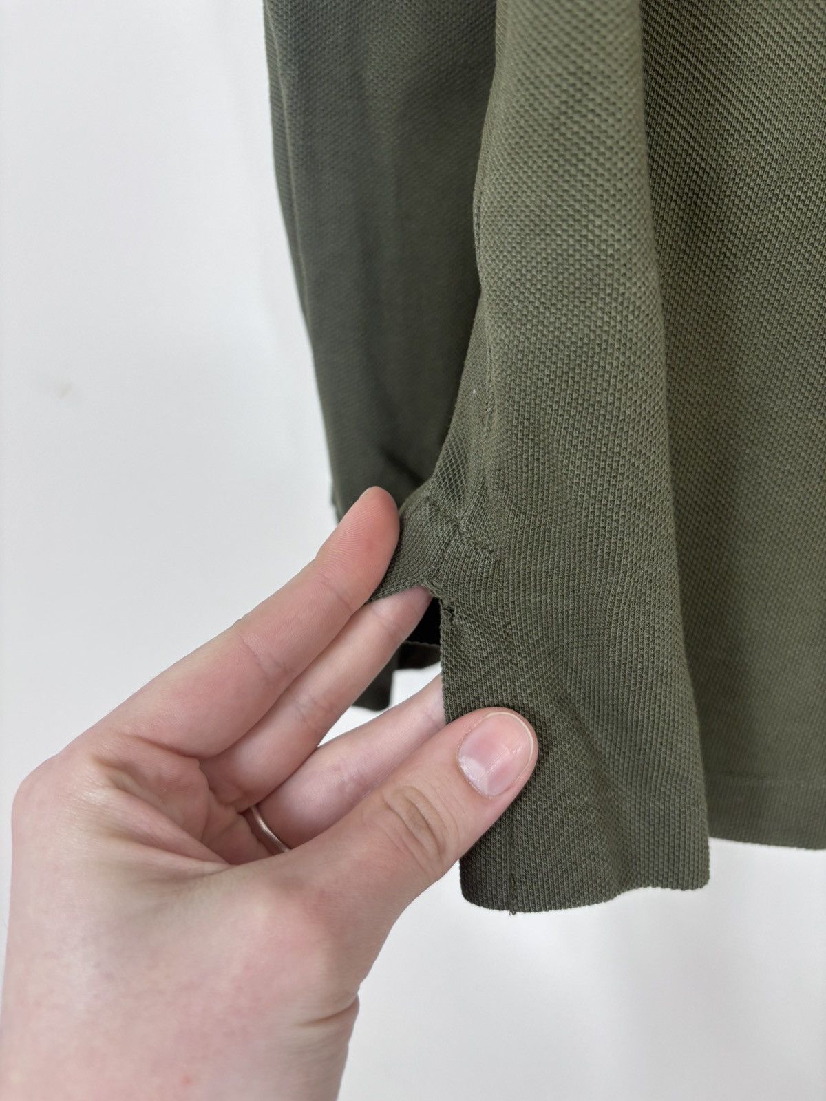 Polo Ralph Lauren Polo Ralph Lauren Men’s Olive Green Long Sleeve Polo Shirt Size US M / EU 48-50 / 2 - 22 Thumbnail