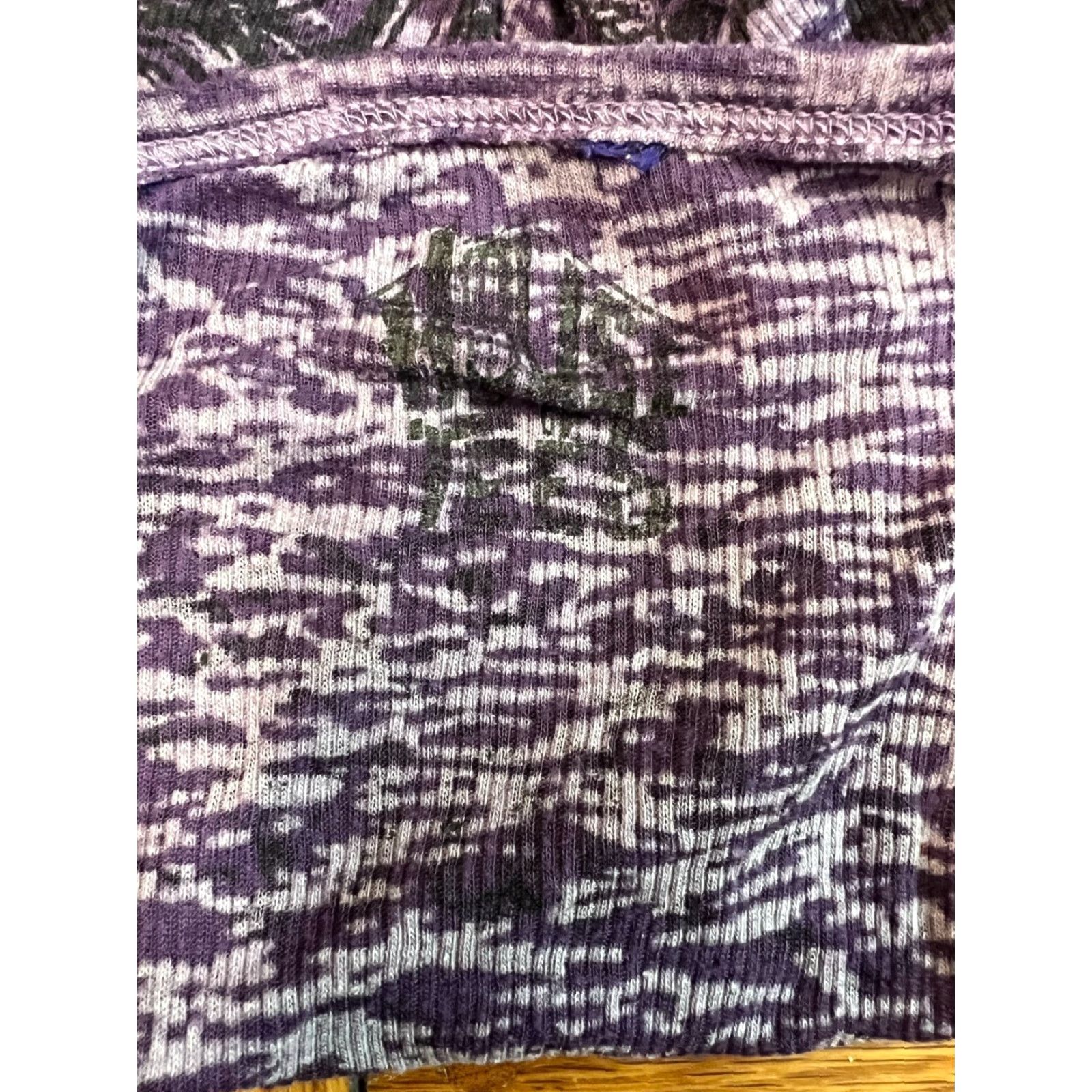 Vintage House Tees T-Shirt Long Sleeve XL Purple Round Neck Stretch Shirt Women Size XL / US 12-14 / IT 48-50 - 5 Thumbnail