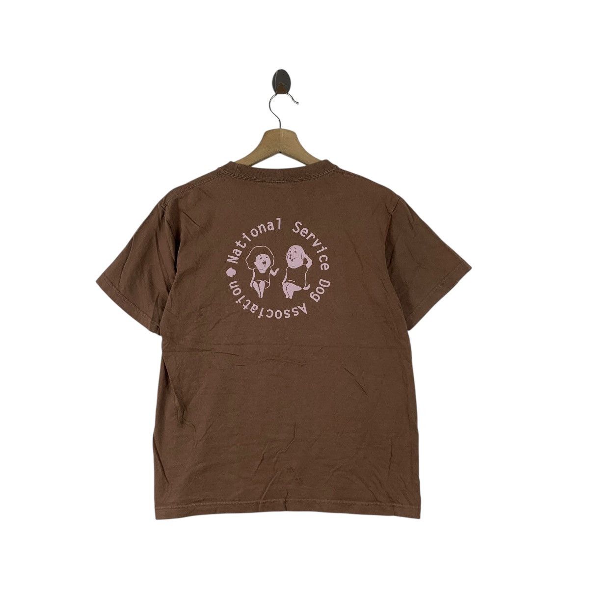 Vintage NATIONAL SERVICE DOG ASSOCIATION Japan Tee Shirt Top NSDA Size S / US 4 / IT 40 - 6 Thumbnail