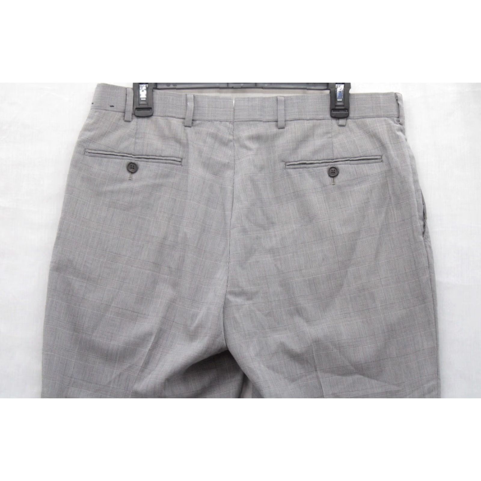 Brooks Brothers Brooks Brothers Fitzgerald Pants Men 34 Gray Glen Plaid Brooks Cool Lined Size US 34 / EU 50 - 6 Thumbnail