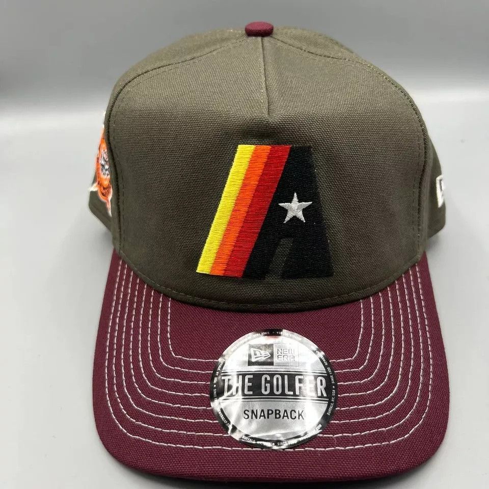 New Era Houston Astros Hat Men Astrodome Patch The Golfer Snap Back Size ONE SIZE - 8 Thumbnail