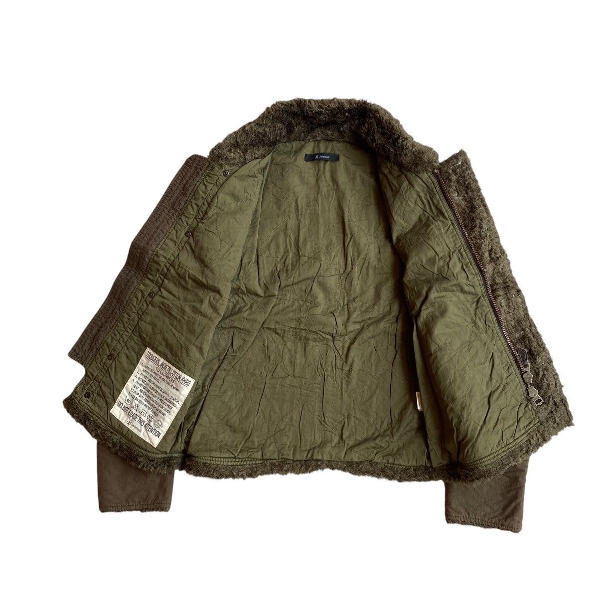 Japanese Brand × Johnbull Johnbull Fur Bikers Work Jacket Size US S / EU 44-46 / 1 - 5 Thumbnail