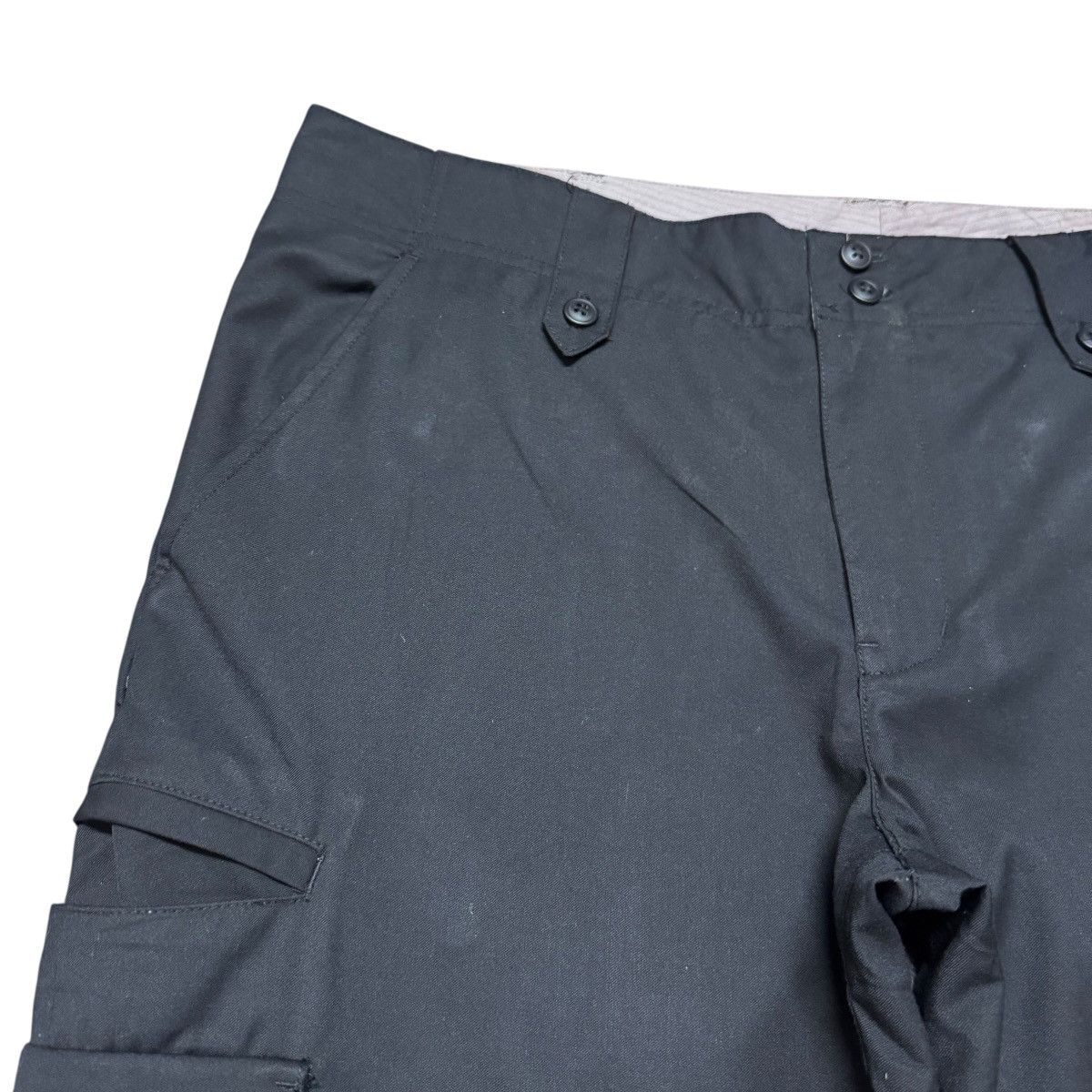 Tornado Mart Tornado Mart Rayon Black Utility Wide leg Cargo Pants Size US 34 / EU 50 - 7 Thumbnail