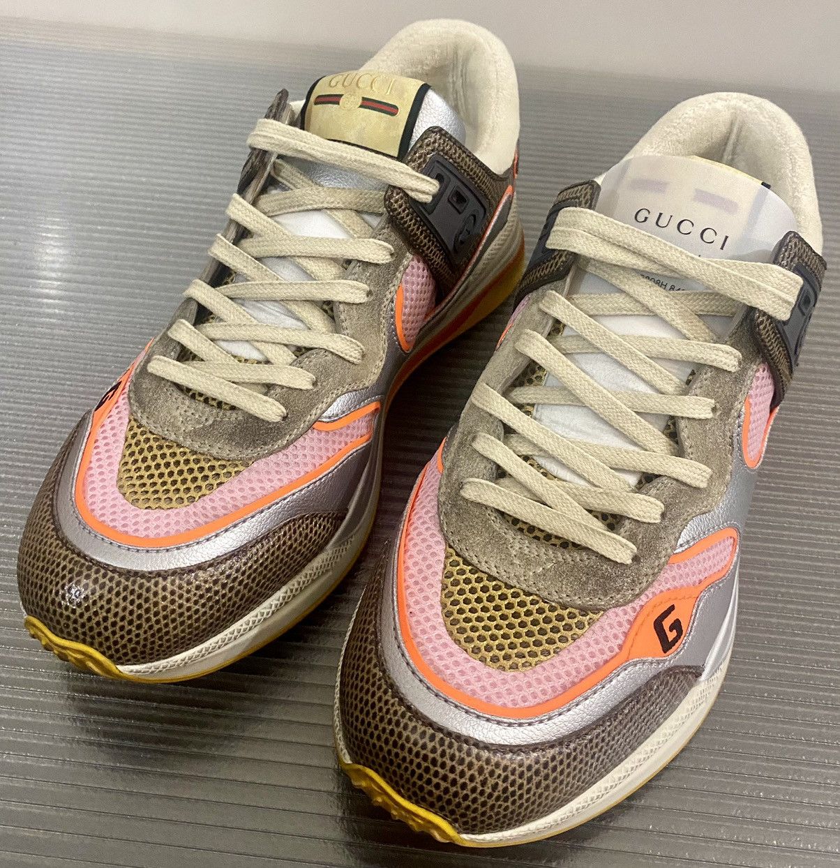 Gucci Gucci 🇮🇹 Lavaredo Fab Ultrapace sneakers 8uk NEW Size US 9 / EU 42 - 1 Thumbnail