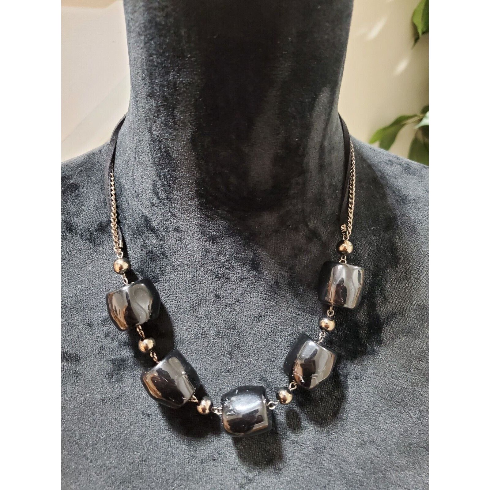 Other Women's Beaded Choker Stylish Statement Pewter Necklace Size ONE SIZE - 1 Thumbnail